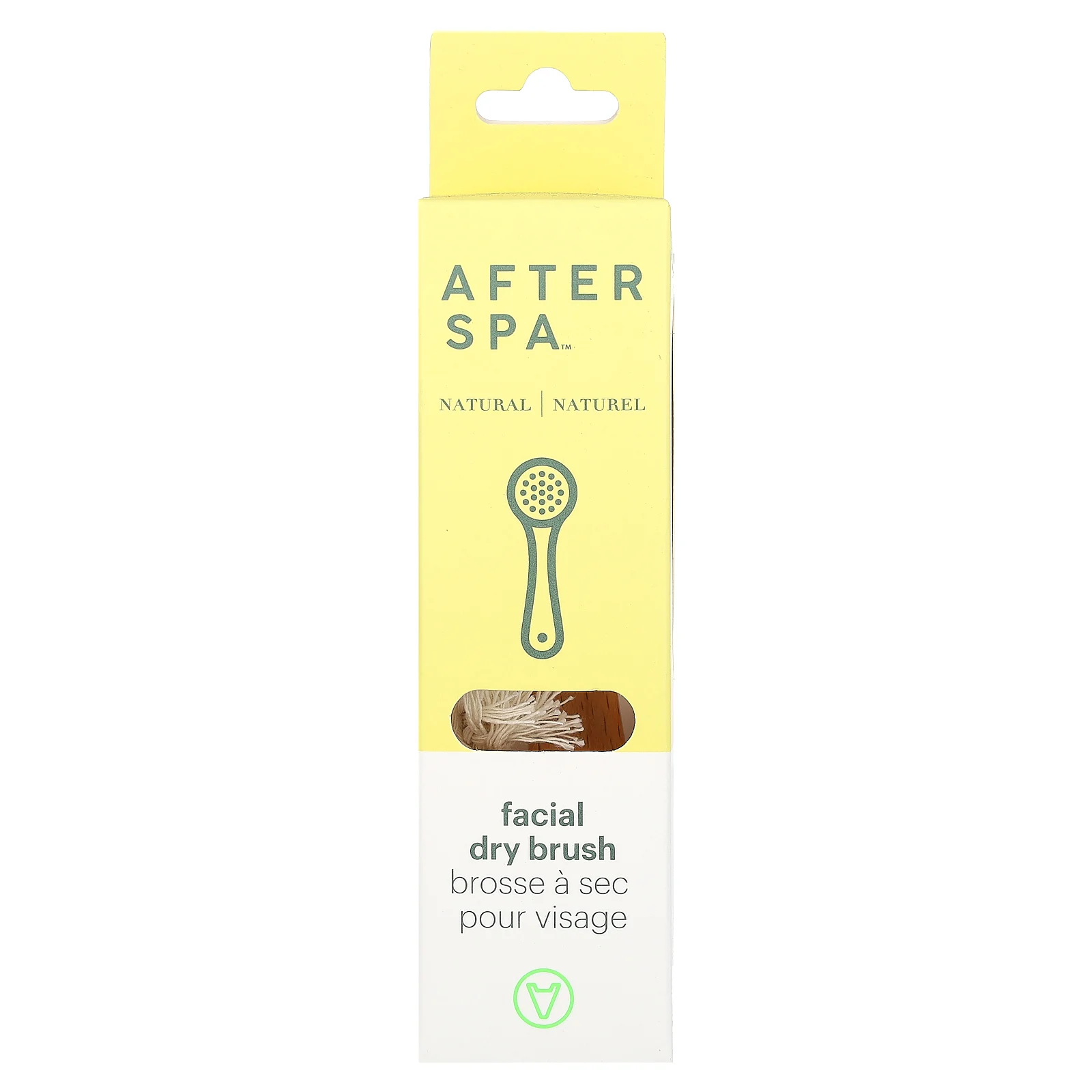 AfterSpa, щетка для сухого массажа лица, 1 шт.