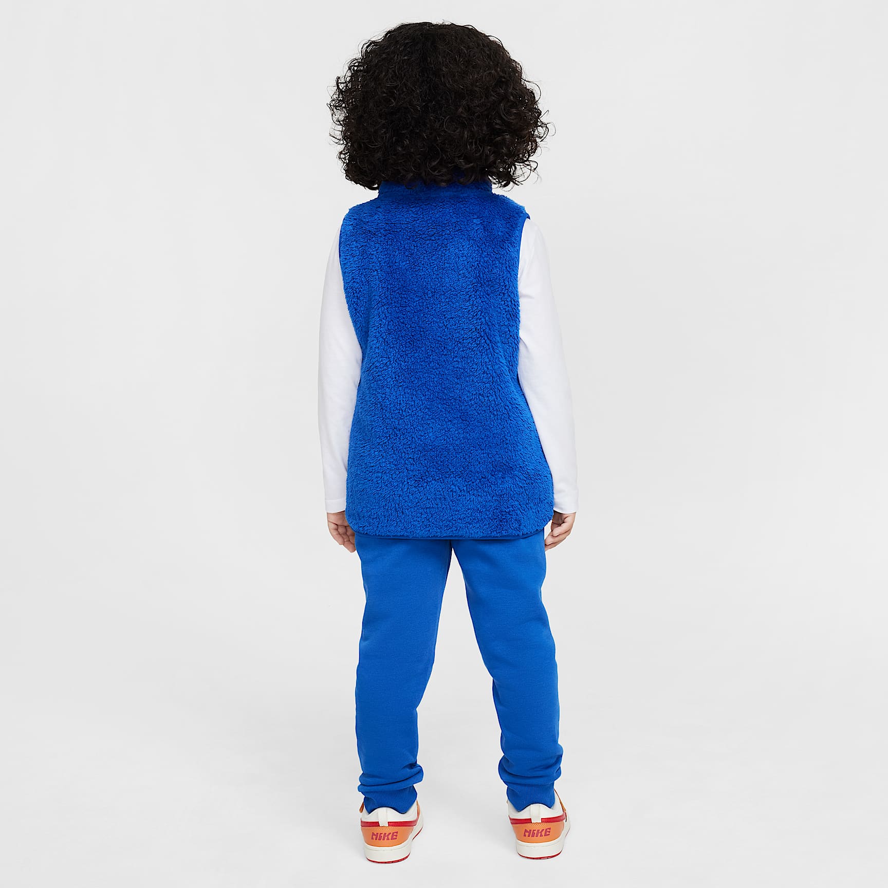 Nike Club Little Kids' Long Sleeve T-Shirt, Vest, and Pants Set