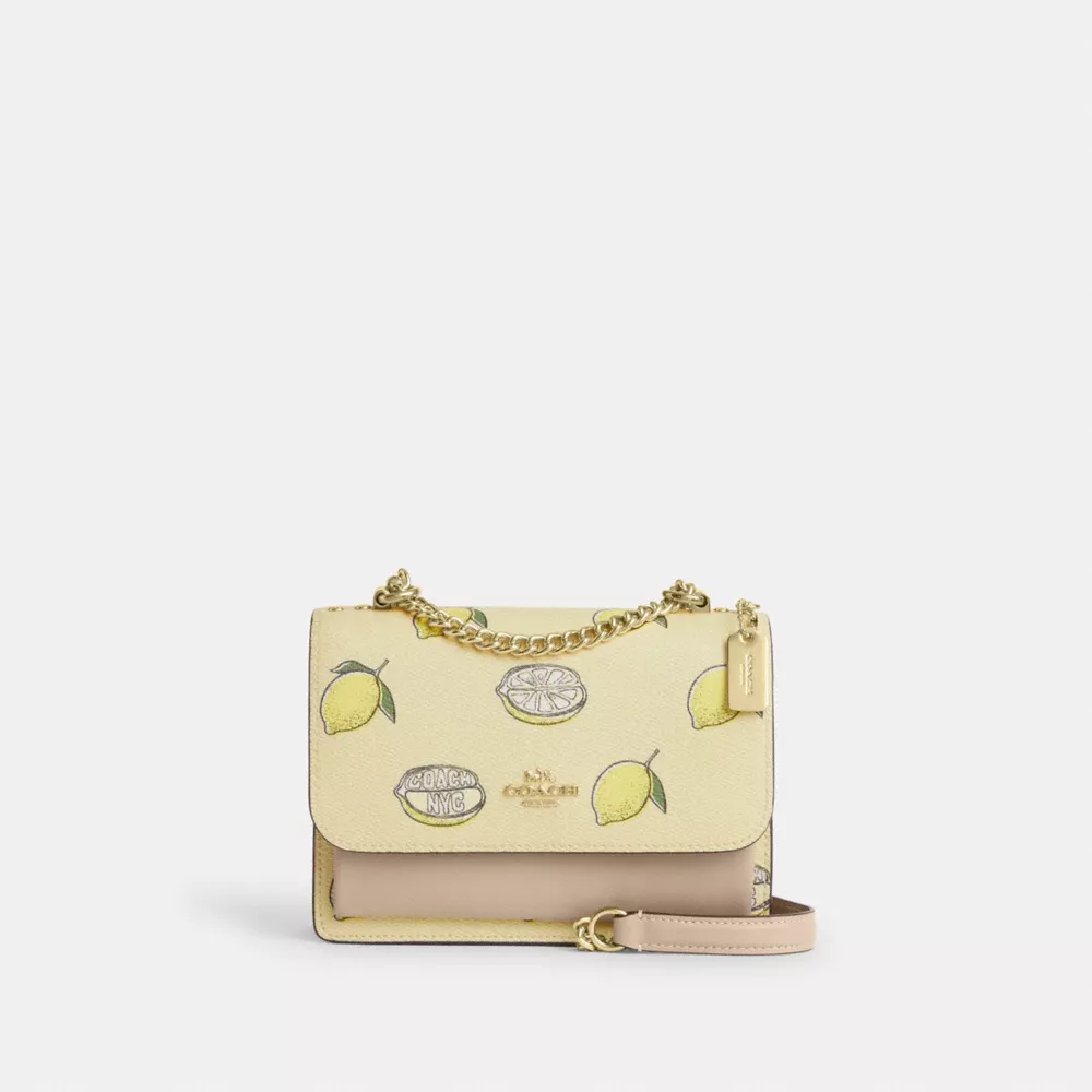 Сумка COACH Mini Klare Crossbody Bag With Lemon Print