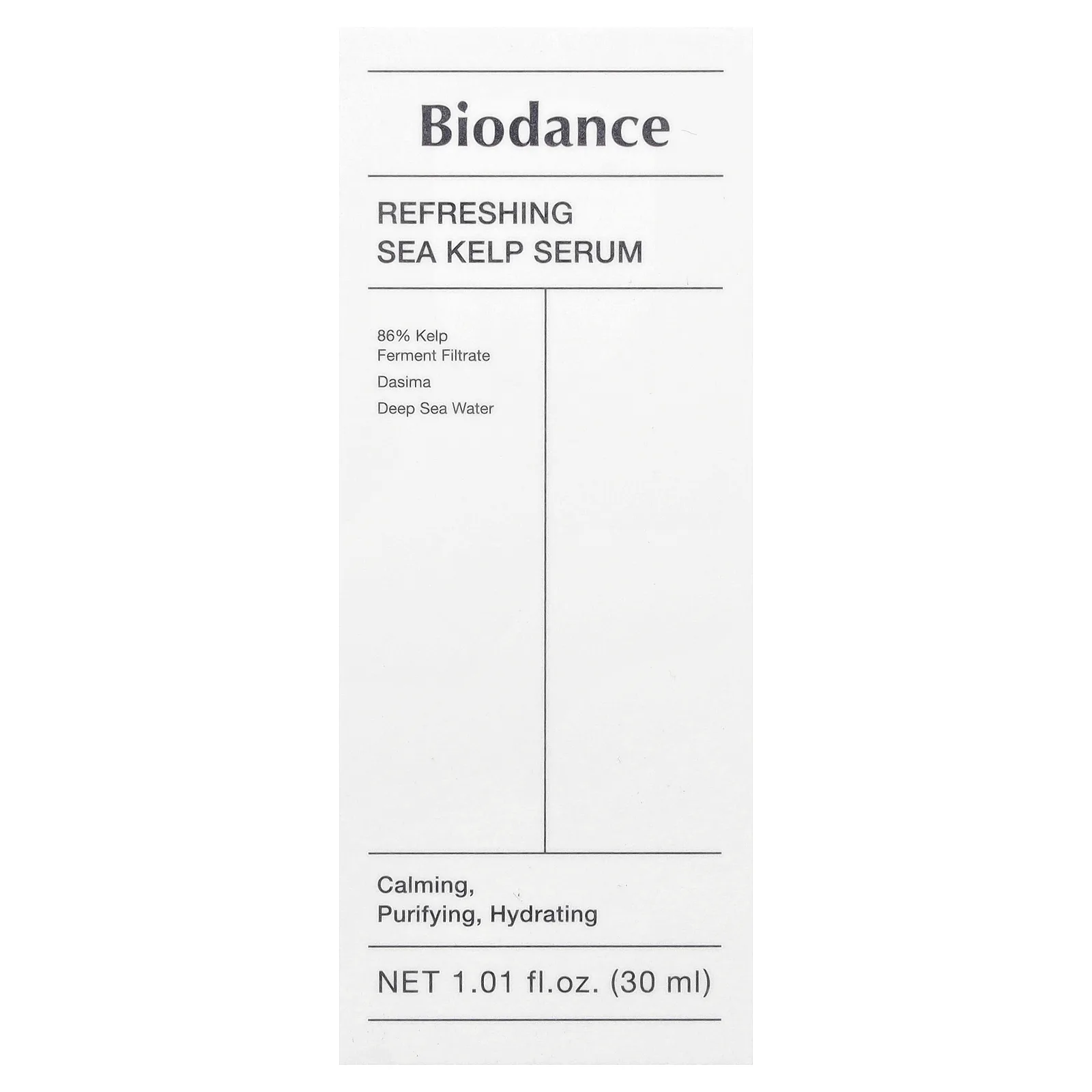 Biodance, освежающая сыворотка с морскими водорослями, 30 мл (1,01 жидк. унции)