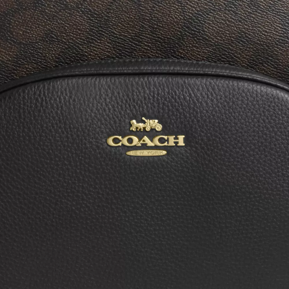 Рюкзак COACH Large Court Backpack In Signature Canvas