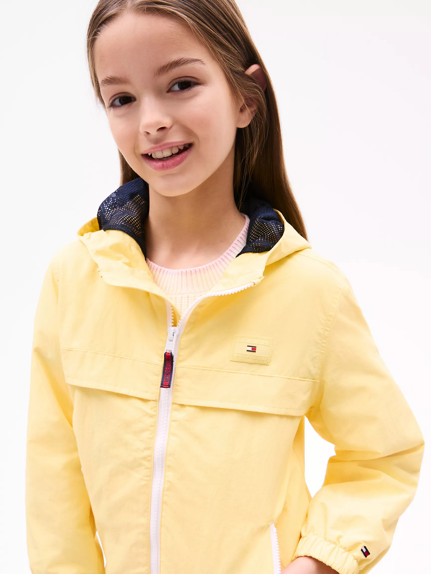 Куртка для девочки Tommy Hilfiger, Детская ветровка Chicago с капюшоном