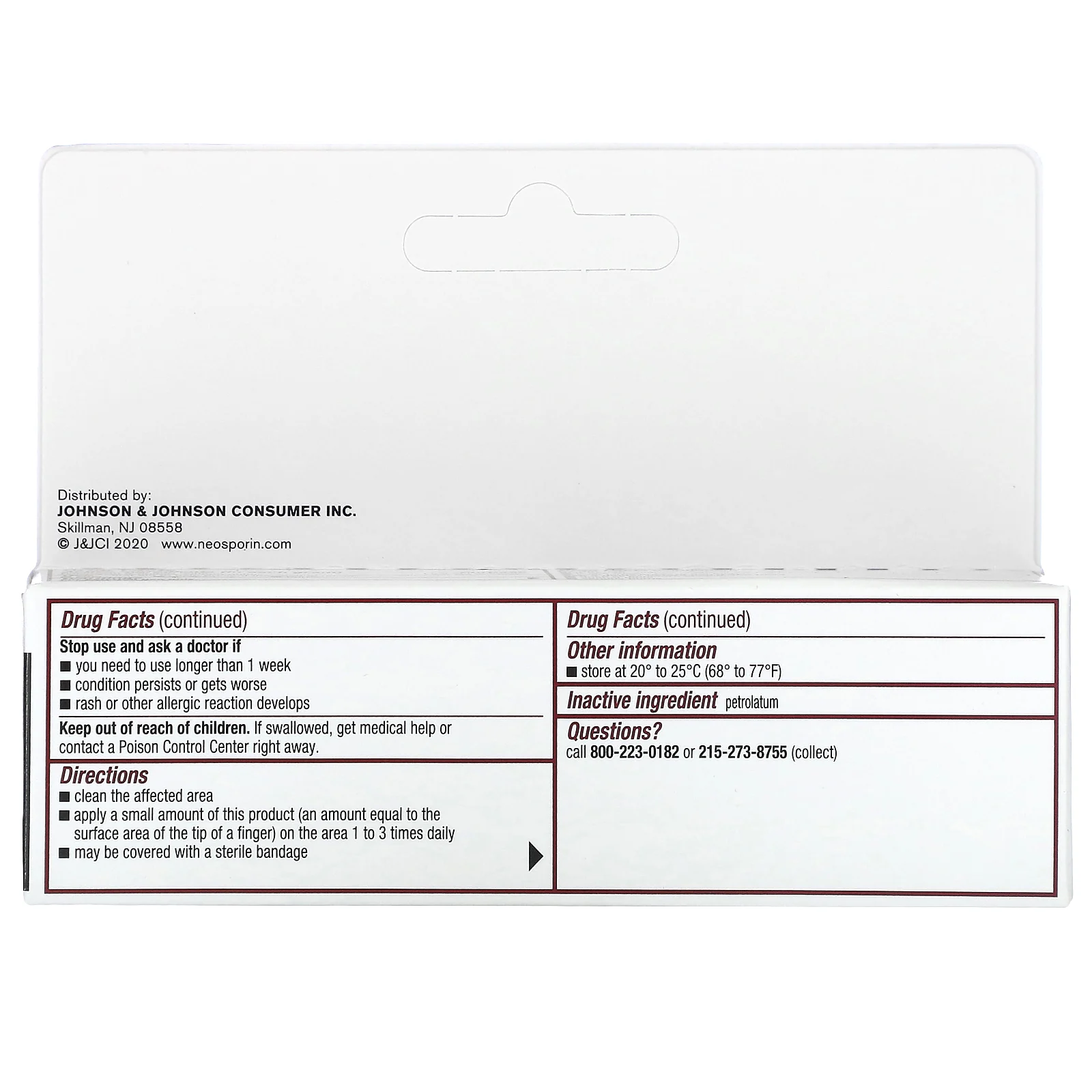 Polysporin, мазь с антибиотиками, 28,3 г (1 унция)