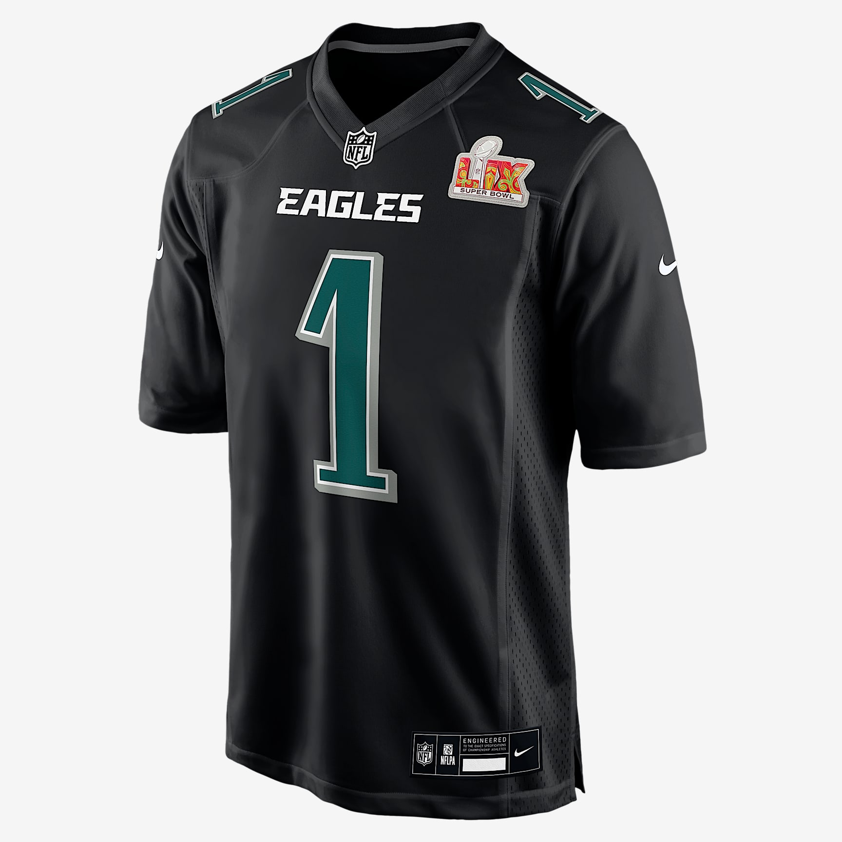Jalen Hurts Philadelphia Eagles Super Bowl LIX Men's Nike NFL Game Fashion Jersey