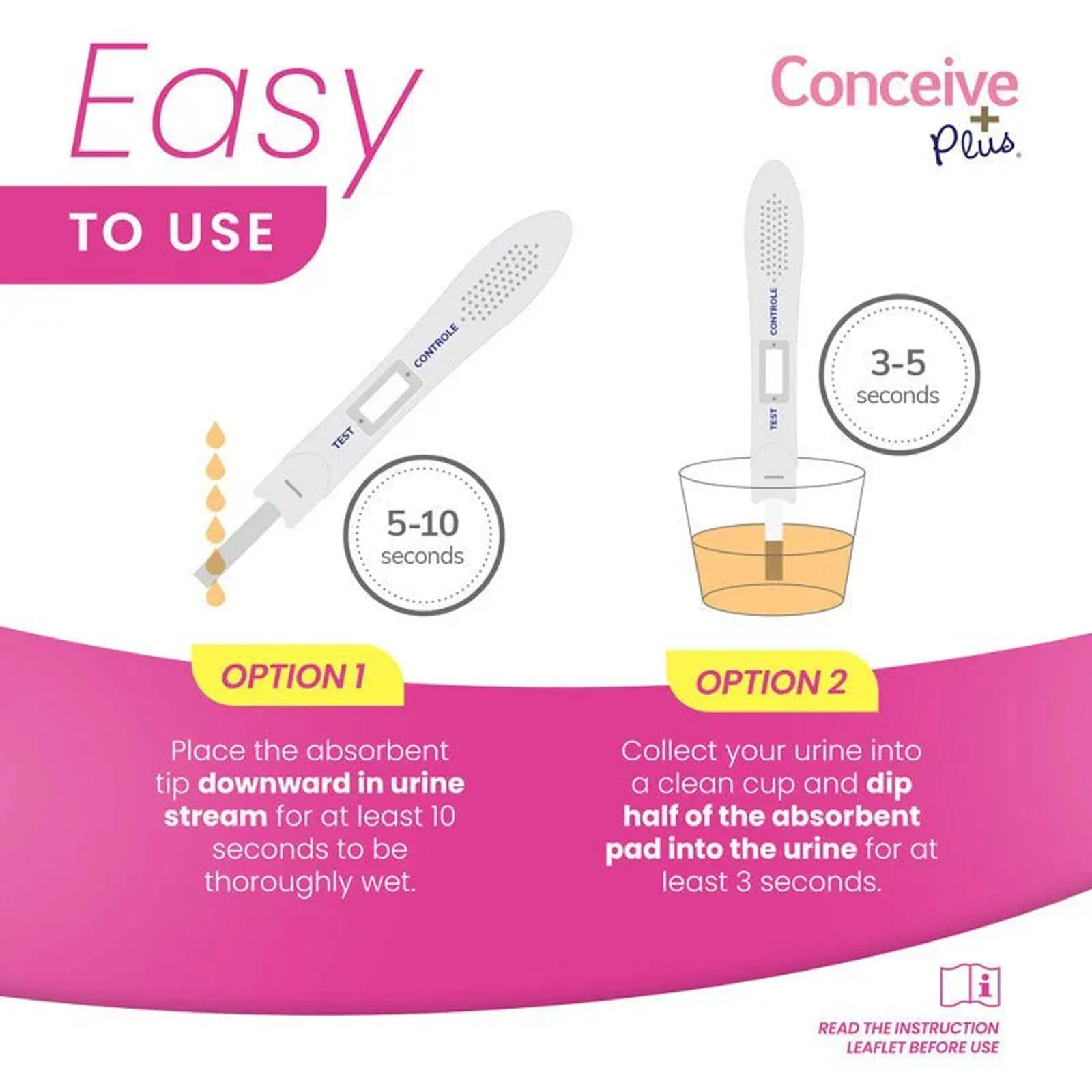 Conceive Plus, Тест на беременность, 2 теста
