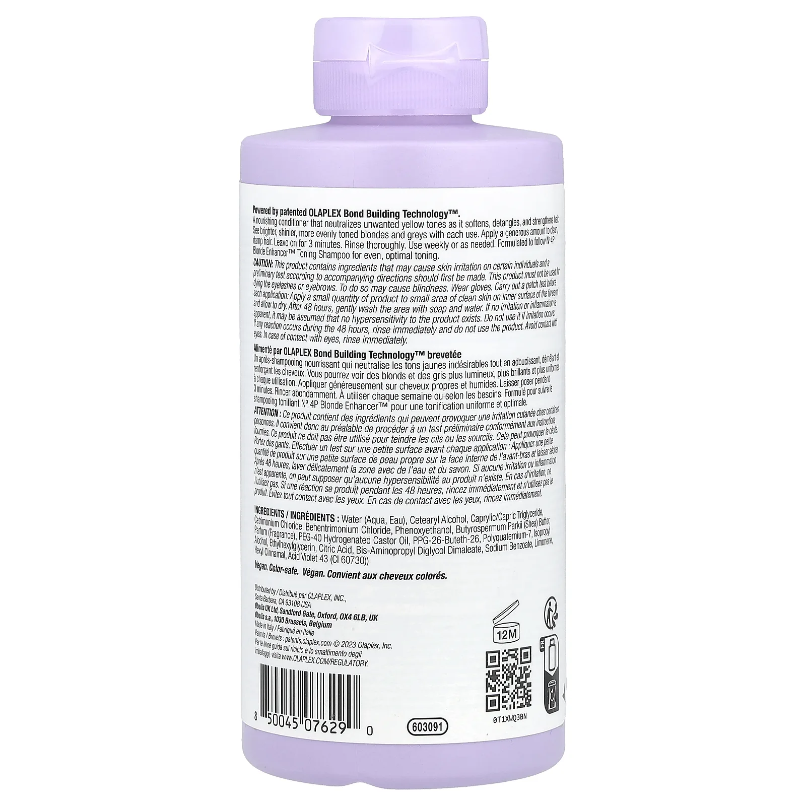 Olaplex, N ° 5P Blonde Enhancer ™, тонизирующий кондиционер, 250 мл (8,5 жидк. Унции)