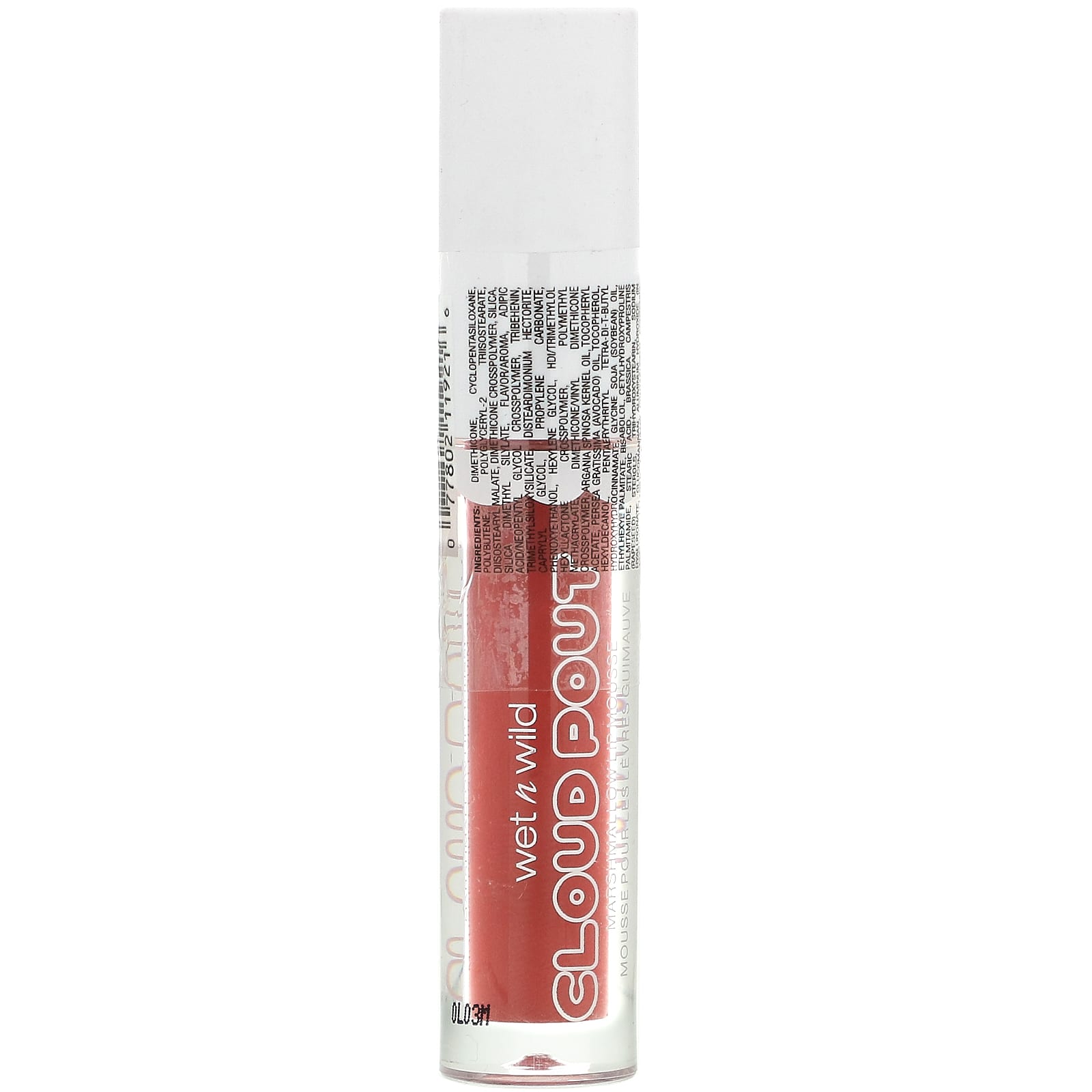 wet n wild, Cloud Pout, мусс для губ из зефира, безумие из зефира, 3 мл (0,10 жидк. Унции)