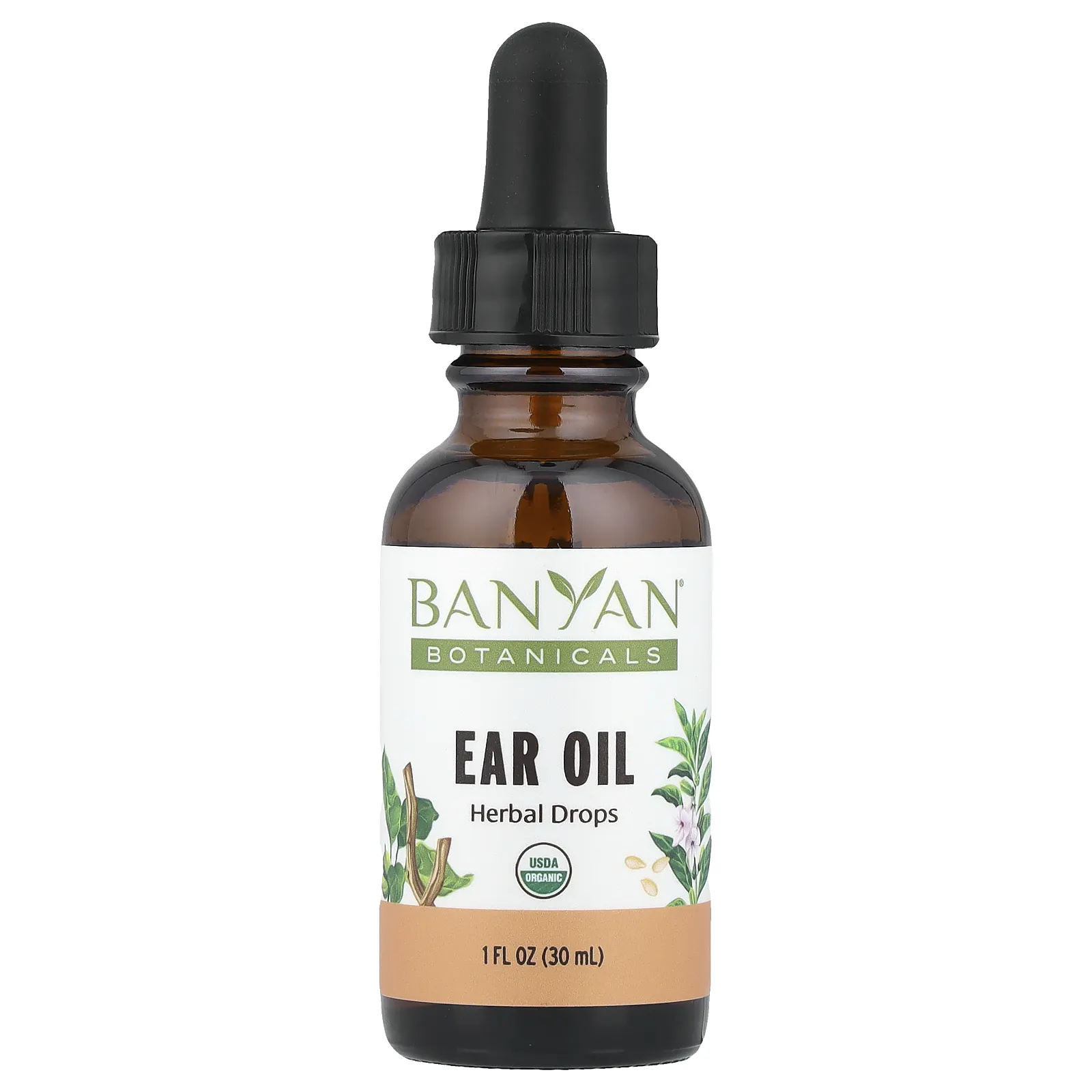 Banyan Botanicals, травяные капли с ушным маслом, 30 мл (1 жидк. унция)
