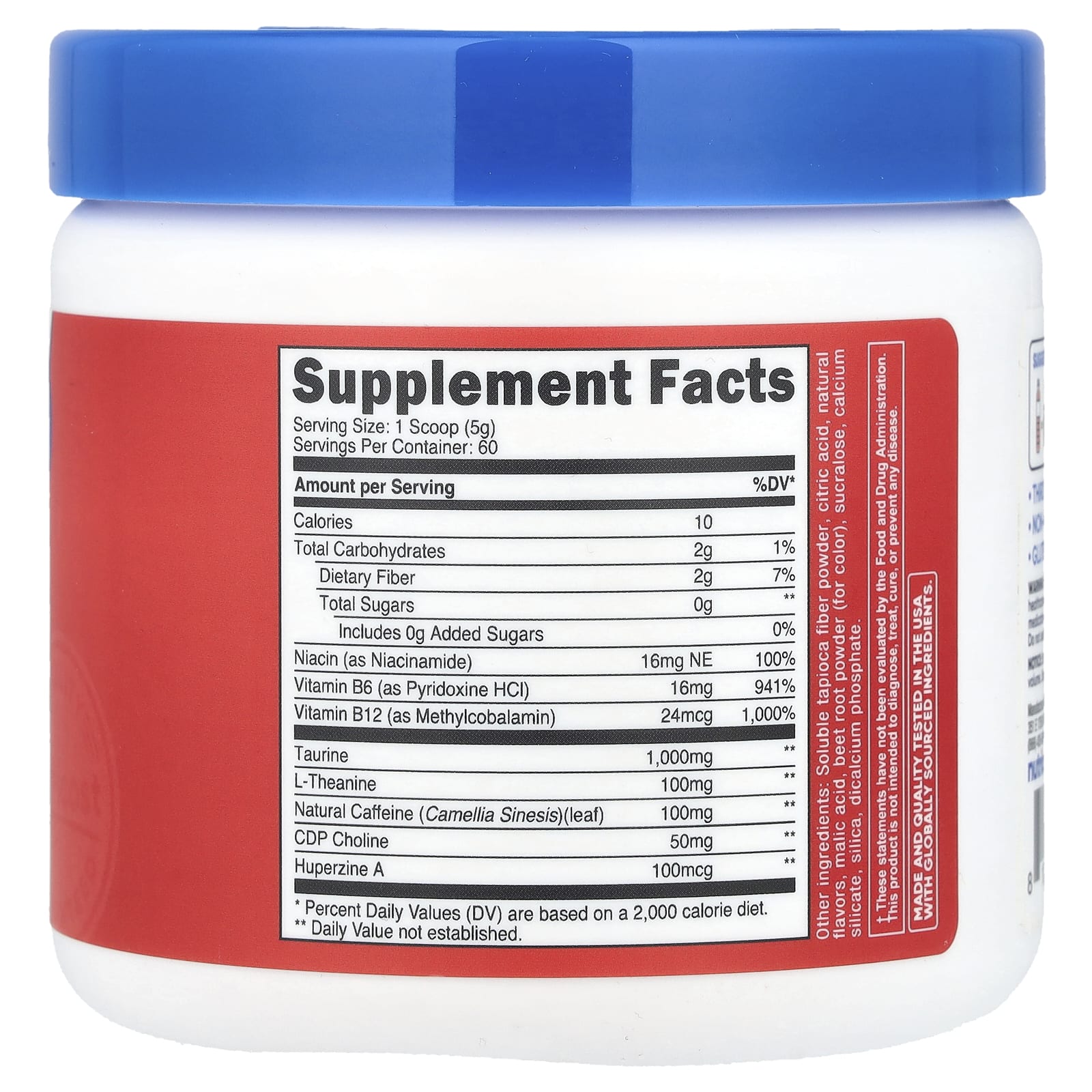 Nutricost, Energy, Clean Energy, порошок, фруктовый пунш, 306 г (10,9 унции)