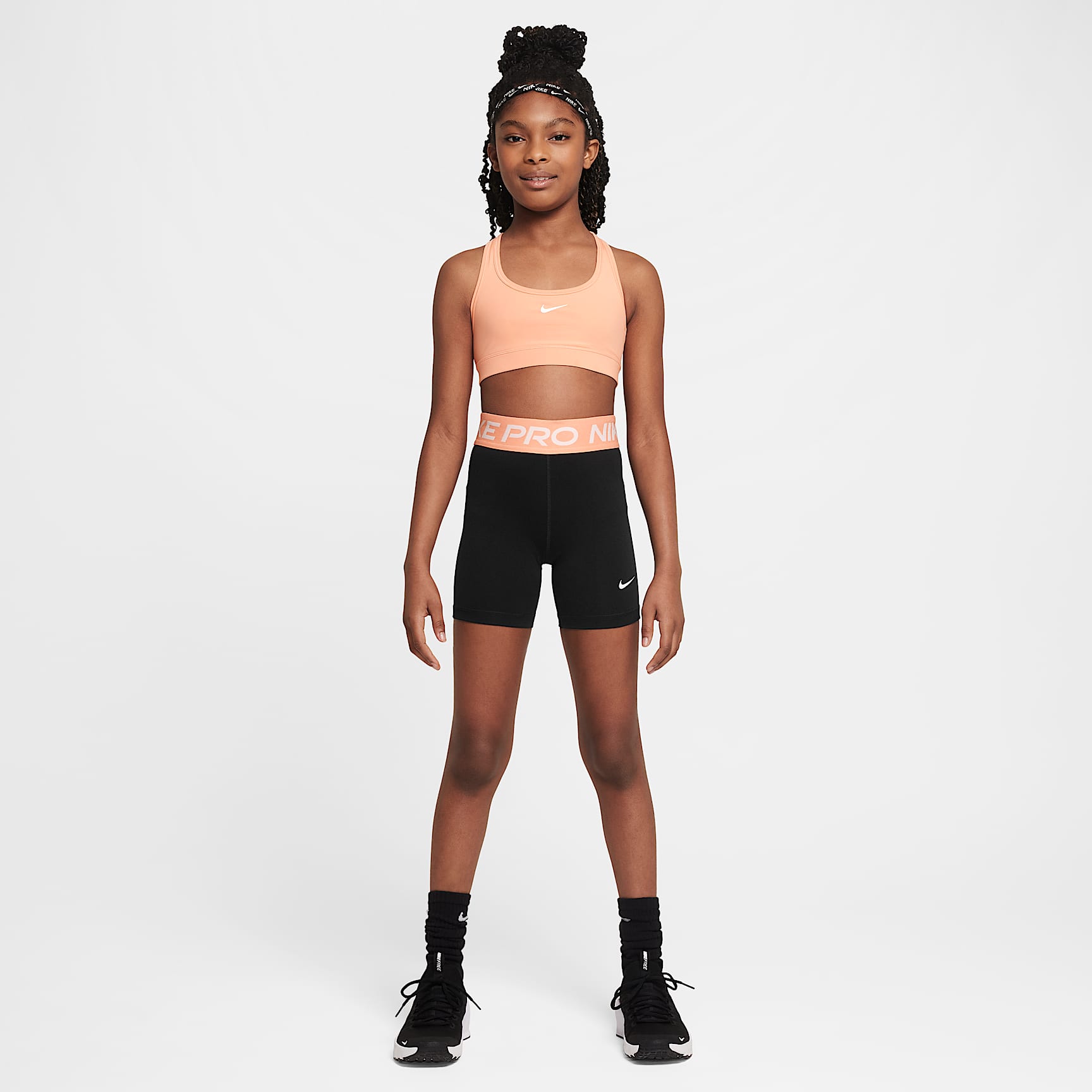 Nike Pro Big Kids' (Girls') Dri-FIT 5" Shorts