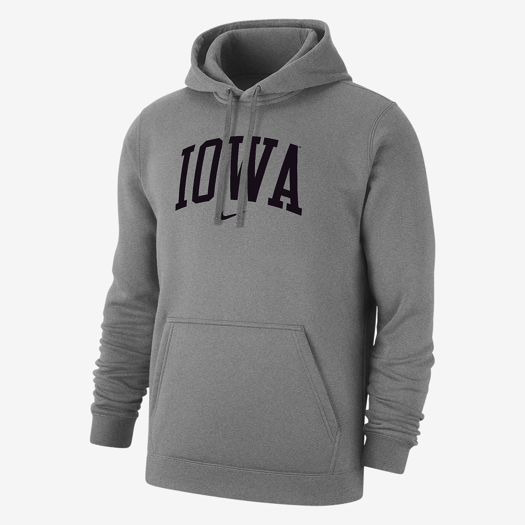 Iowa Club Fleece Men's Nike College Pullover Hoodie
