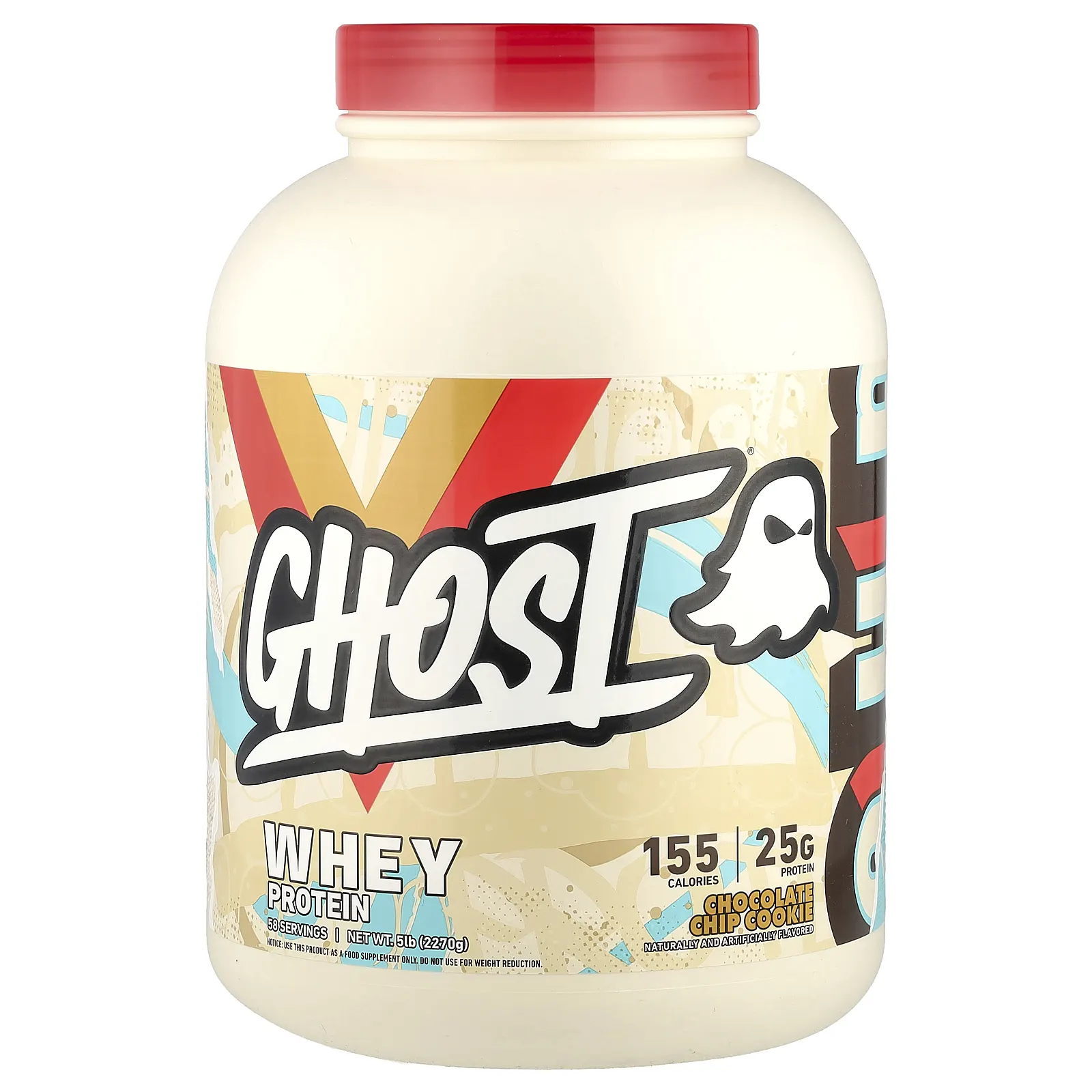 Ghost, Сывороточный протеин, шоколадное печенье, 2270 г (5 фунтов)