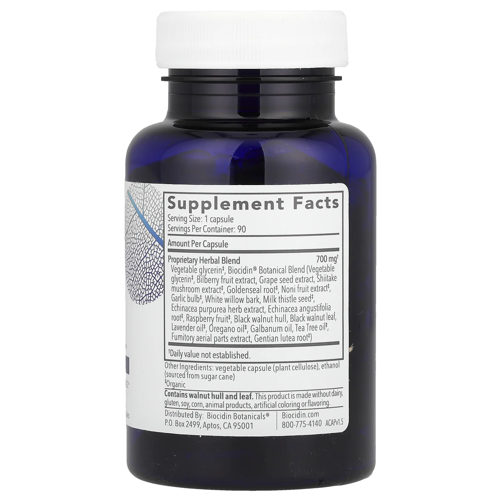 Biocidin Botanicals, Biocidin®, Broad-Spectrum Liquid Capsules, 90 Capsules