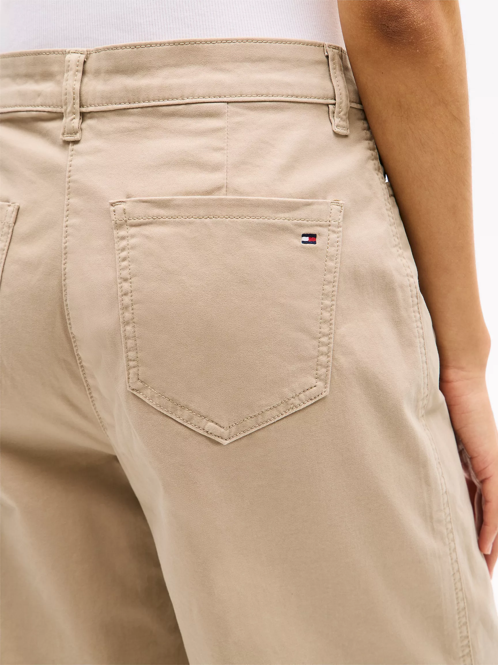 Женские брюки Tommy Hilfiger, Брюки 1985 из мягкого хлопка с широкими штанинами