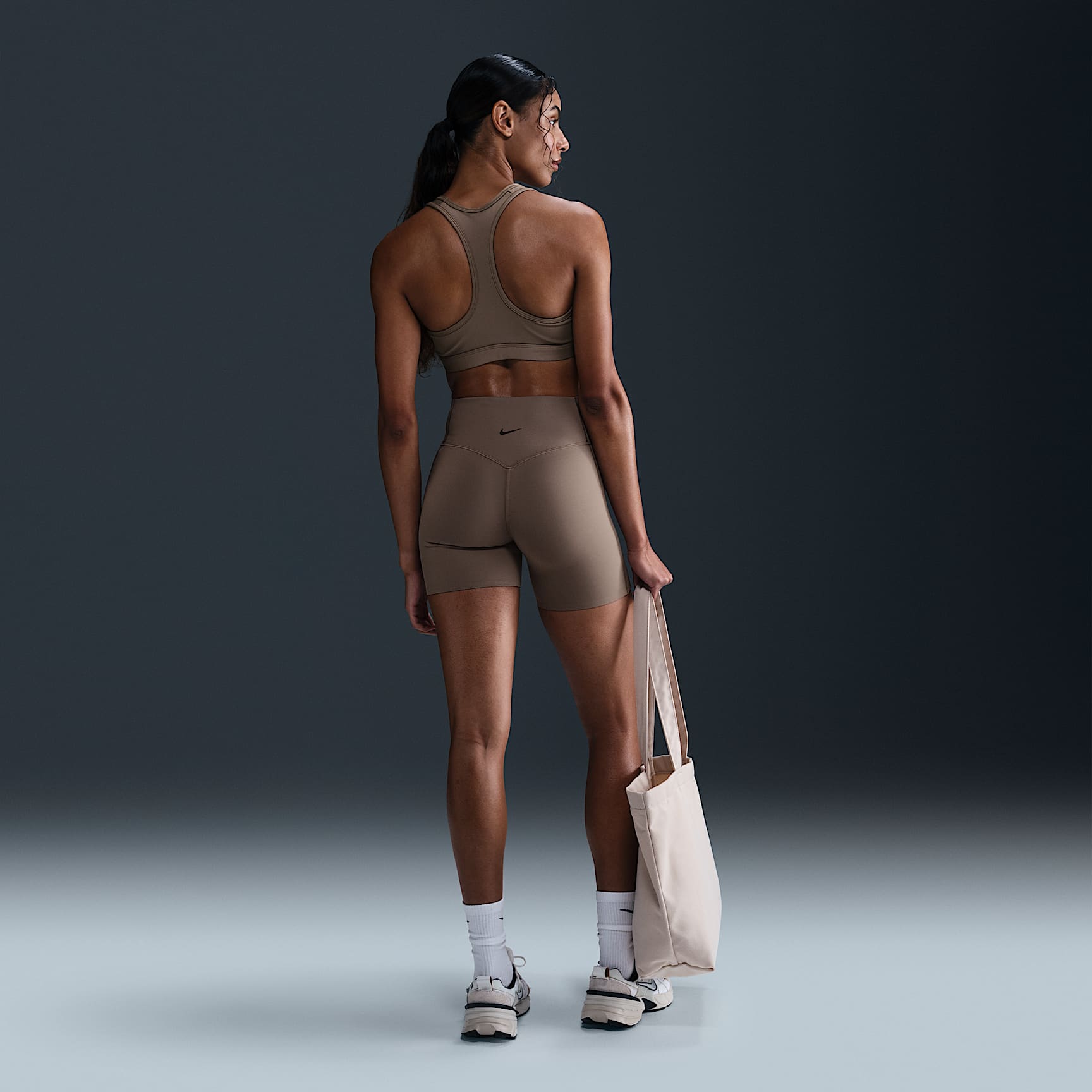 Nike Universa Women's Medium-Support High-Waisted 5" Biker Shorts with Pockets