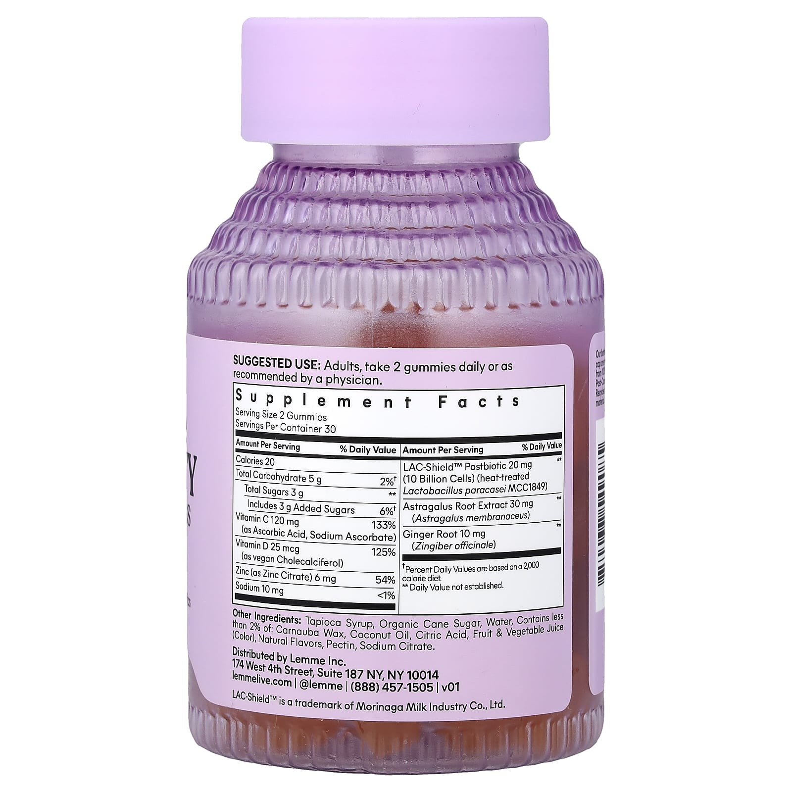 Lemme, жевательные таблетки для ежедневного поддержки иммунитета, со вкусом сладкого апельсина, 60 жевательных таблеток