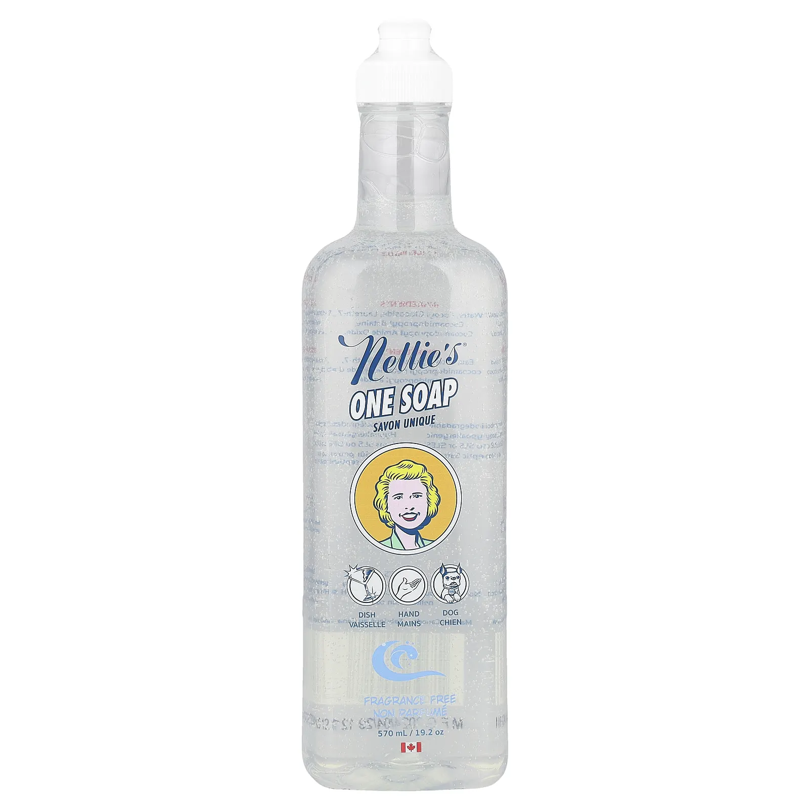 Nellie's, One Soap, без отдушек, 570 мл (19,2 унции)