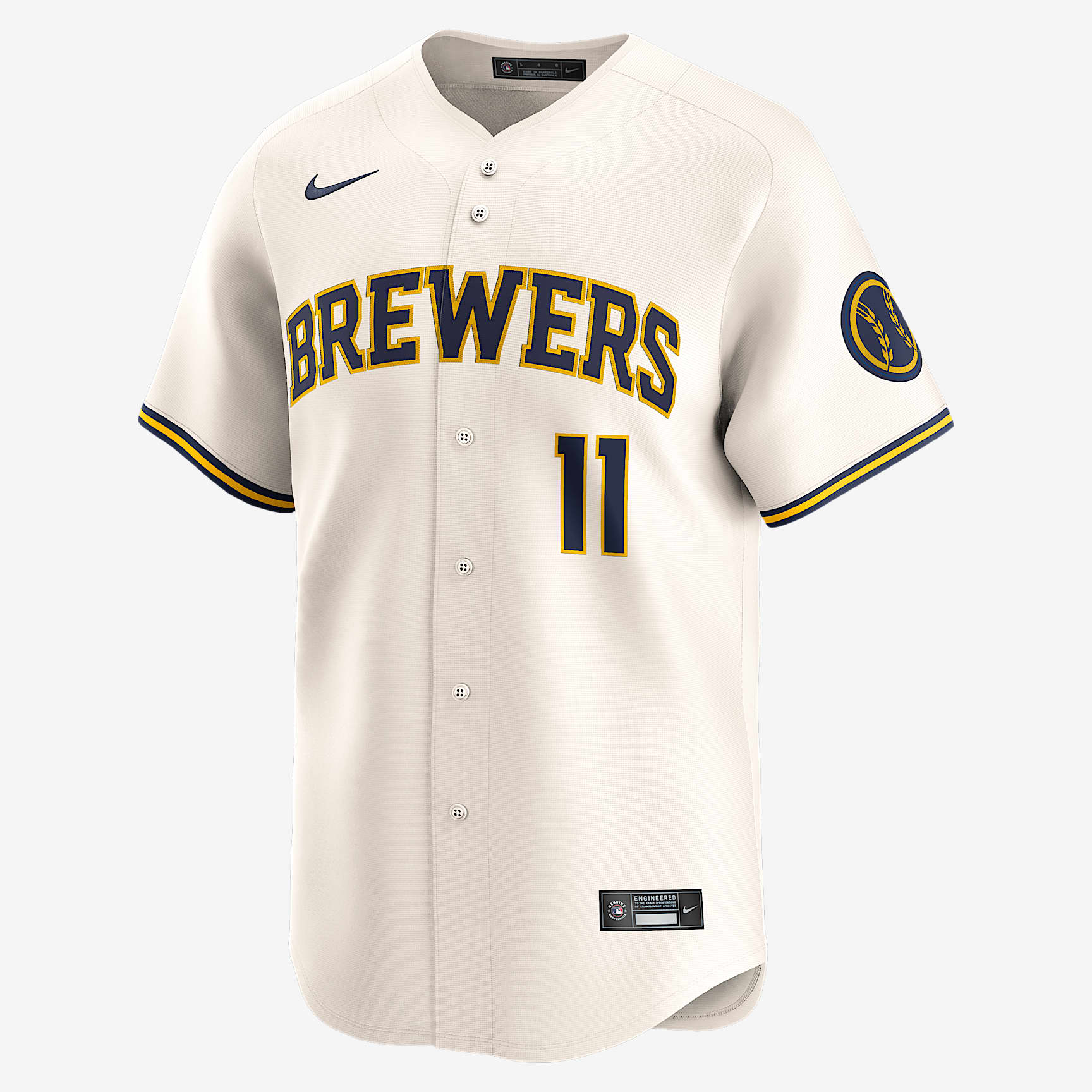 Jackson Chourio Milwaukee Brewers Men's Nike Dri-FIT ADV MLB Limited Jersey