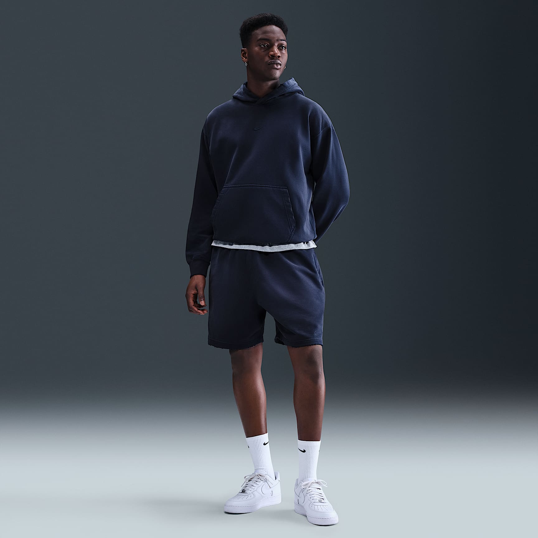 Nike Solo Swoosh Men's French Terry Pullover Hoodie