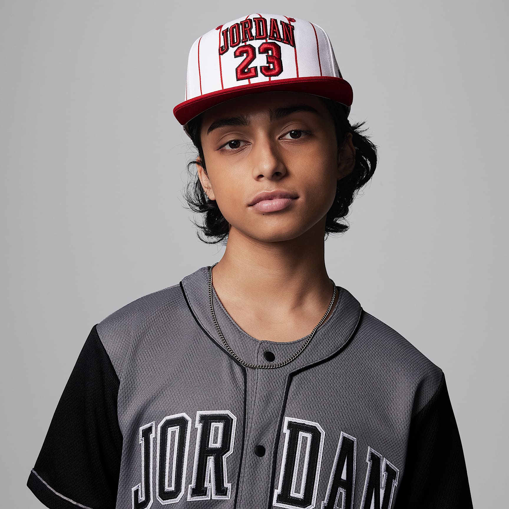 Jordan Big Kids' Jersey Flat Brim Cap