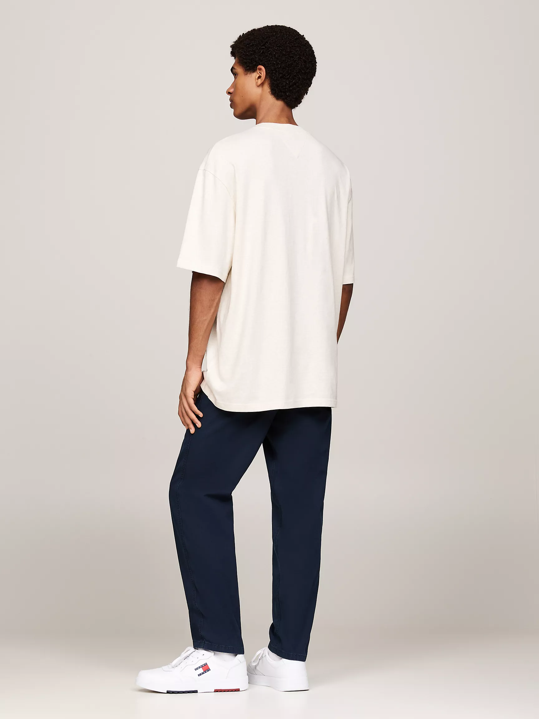 Мужская футболка Tommy Hilfiger, Удлиненная футболка с нашивкой TJ Flag