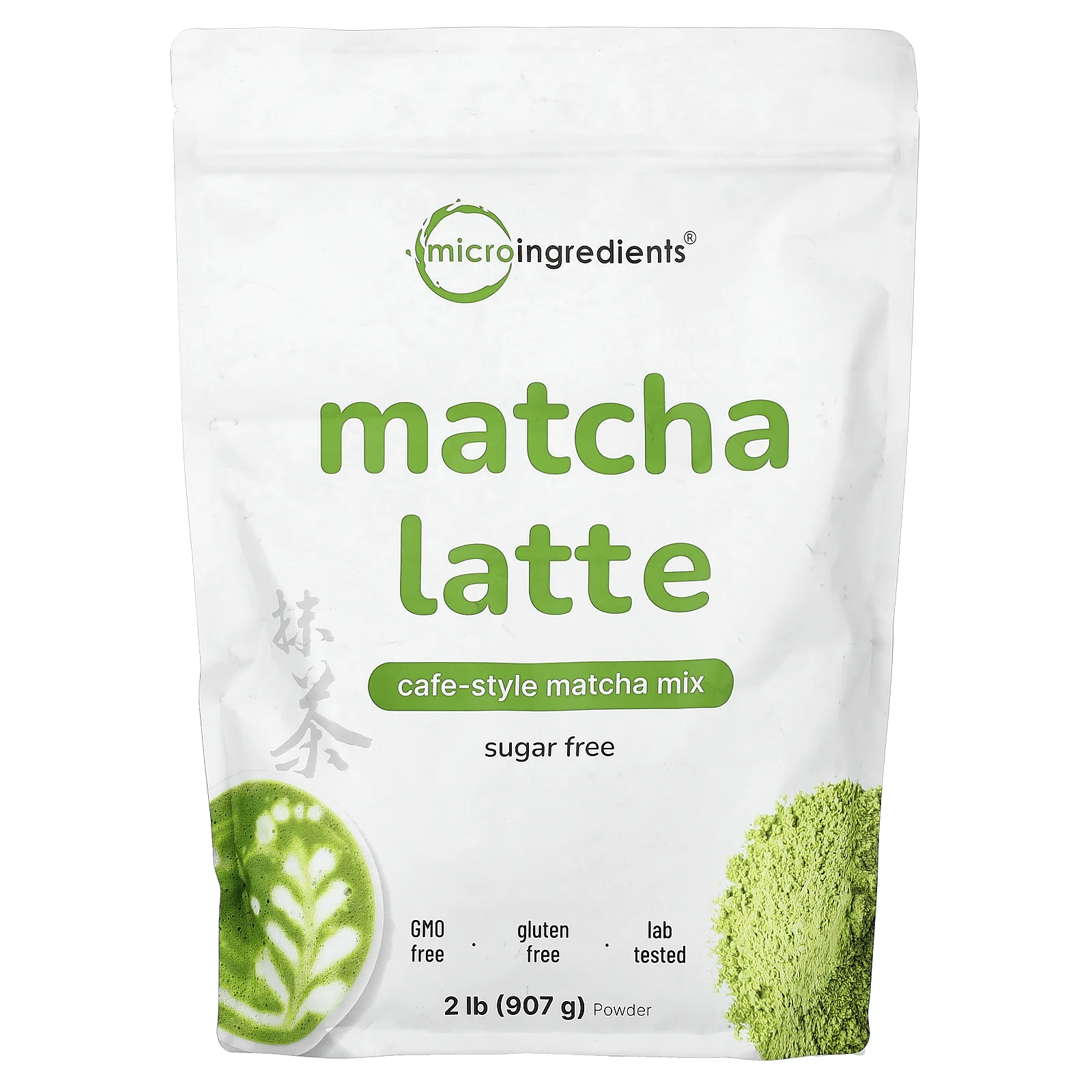 Micro Ingredients, матча латте, 907 г (2 фунта)