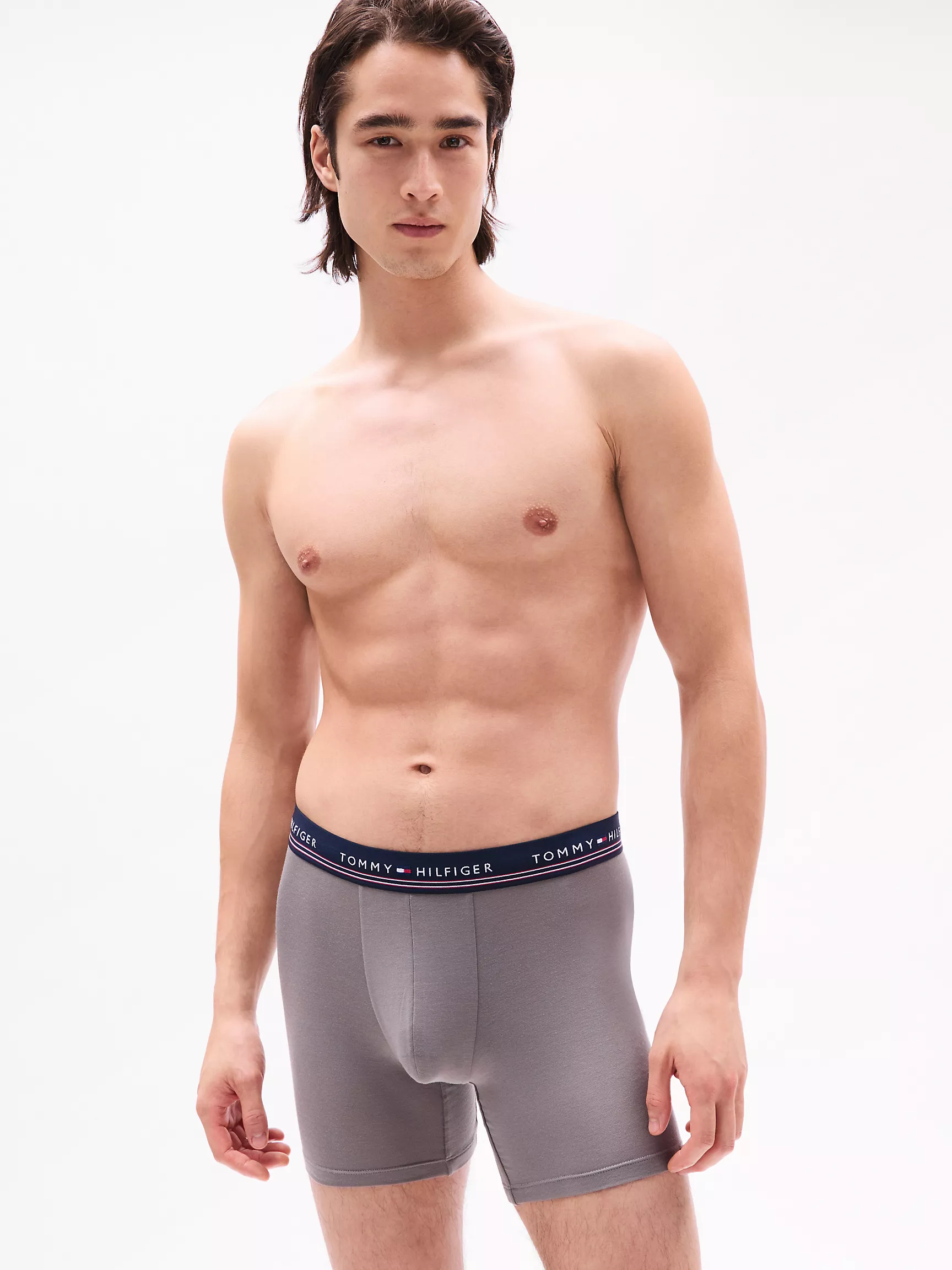 Мужское нижнее белье Tommy Hilfiger, Эластичные боксеры-брифы из модала (набор 3 шт.)