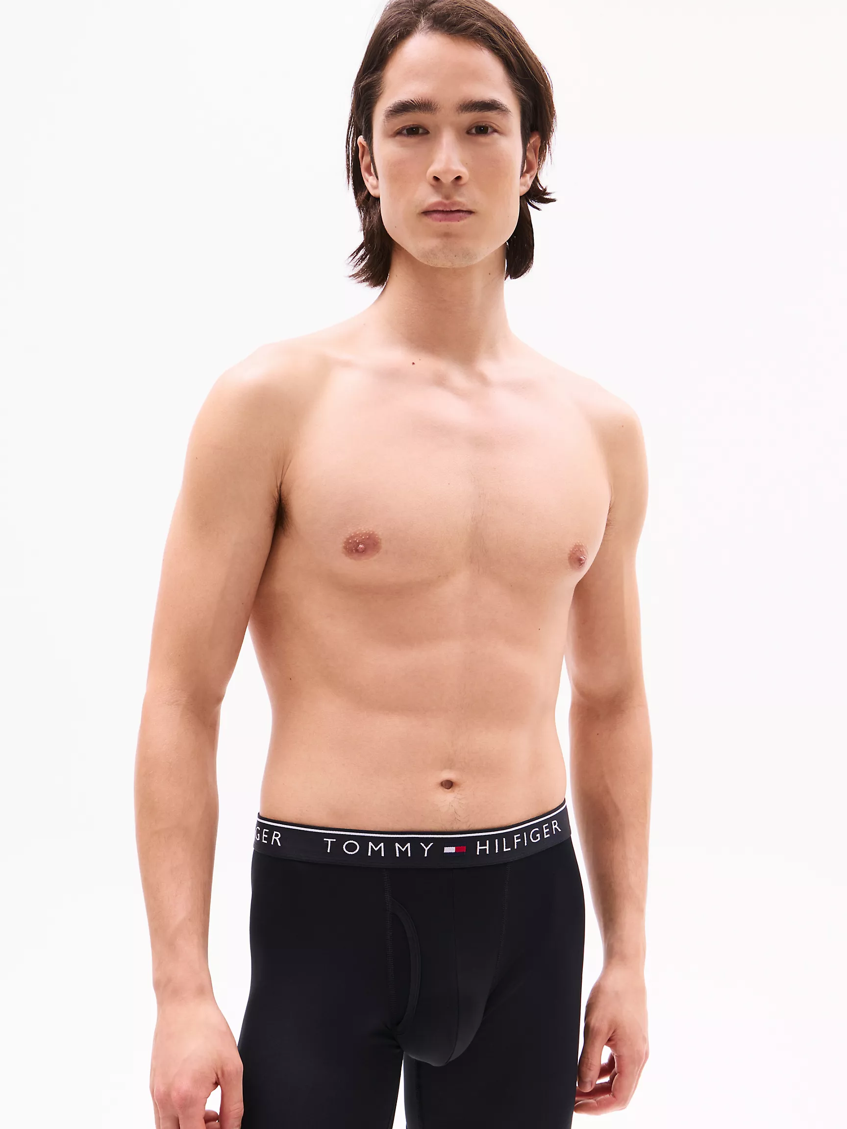 Мужское нижнее белье Tommy Hilfiger, Микрофибровые боксеры-брифы TH (набор 3 шт.)