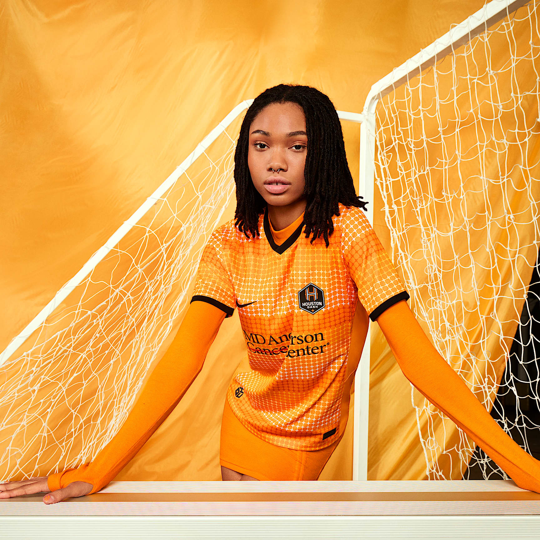 Houston Dash 2024 Stadium Primary Women's Nike Dri-FIT NWSL Replica Jersey