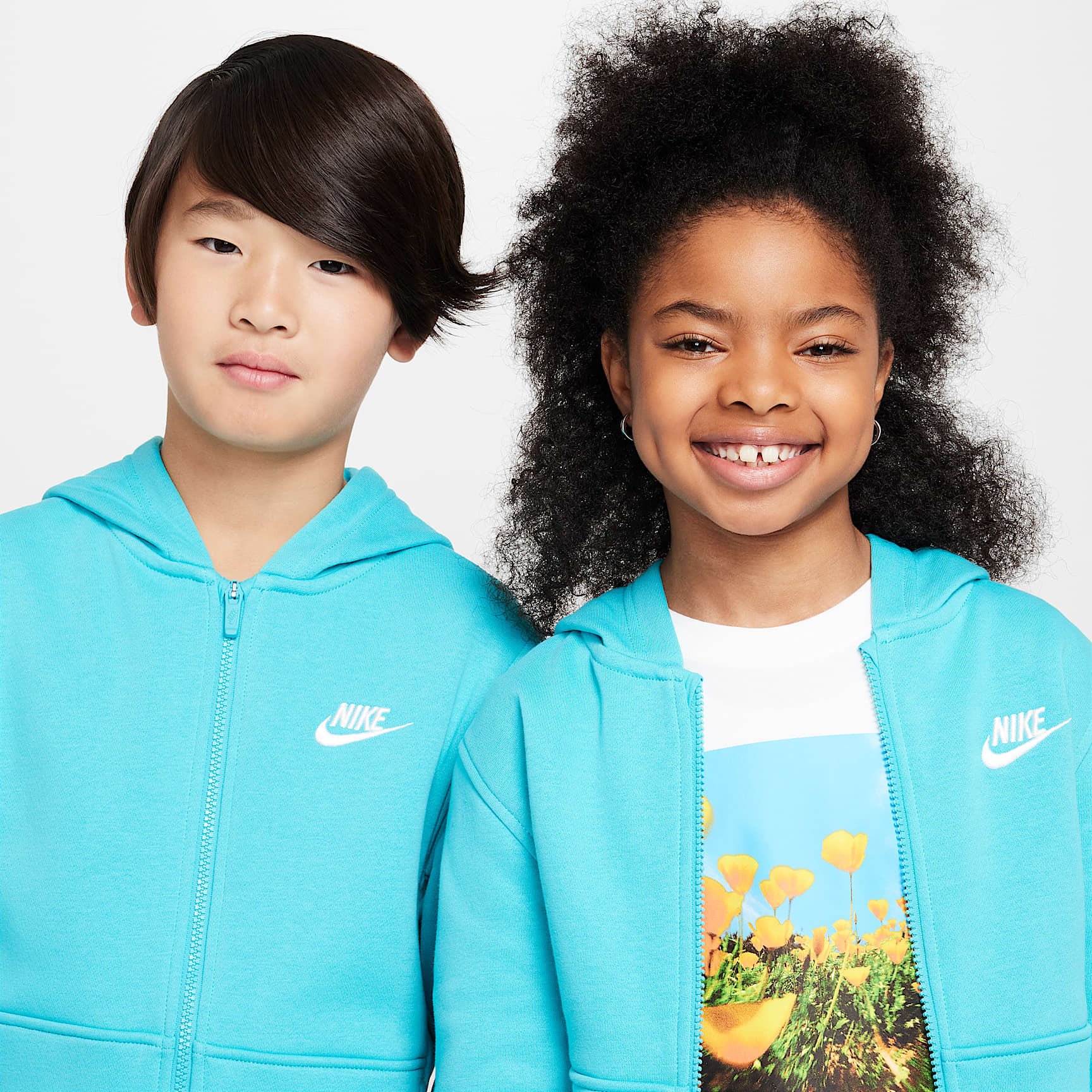 Nike Sportswear Club Fleece Big Kids' Full-Zip Hoodie