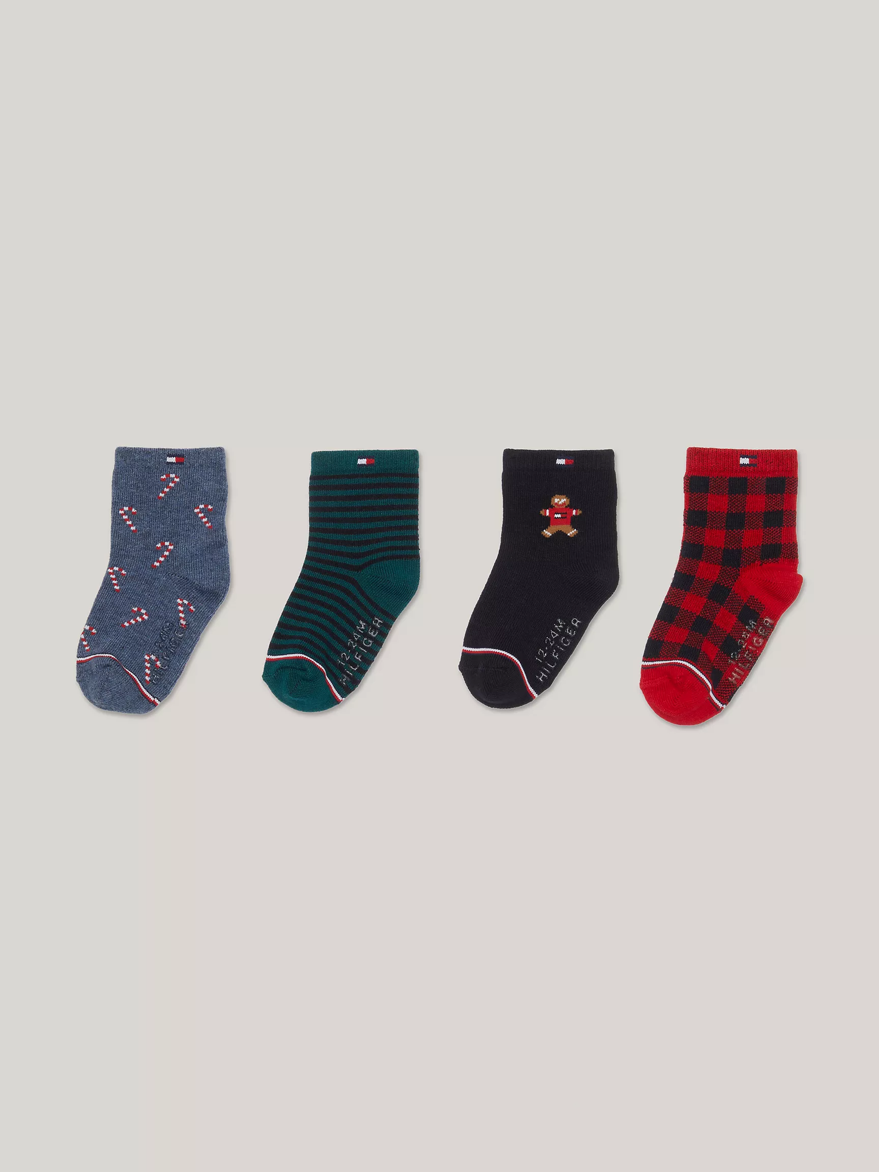 Носки для мальчиков Tommy Hilfiger, Набор из 4 пар праздничных носков для малышей