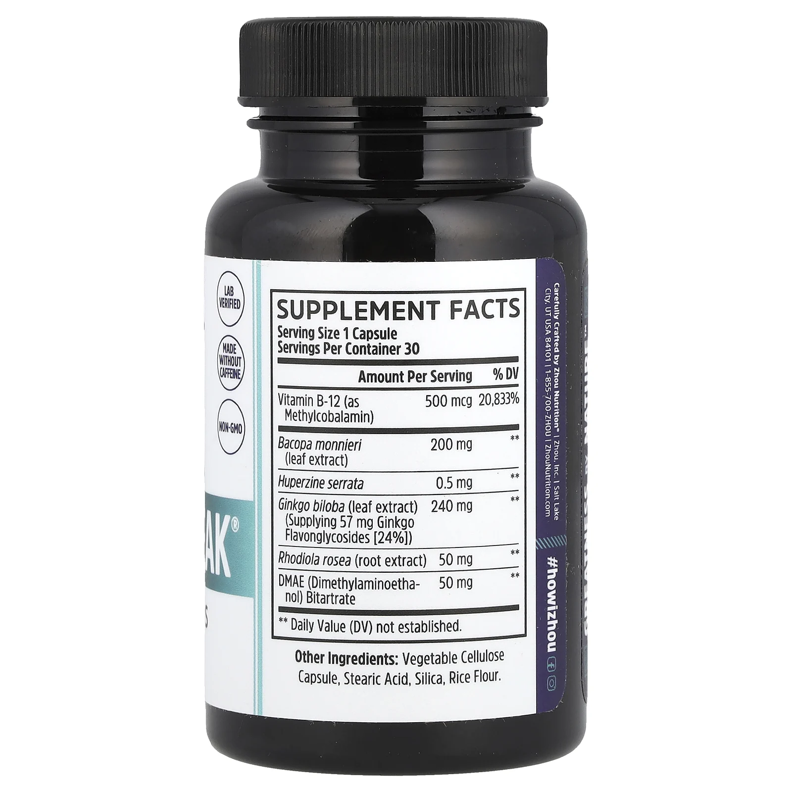 Zhou Nutrition, Neuro-Peak, 30 капсул