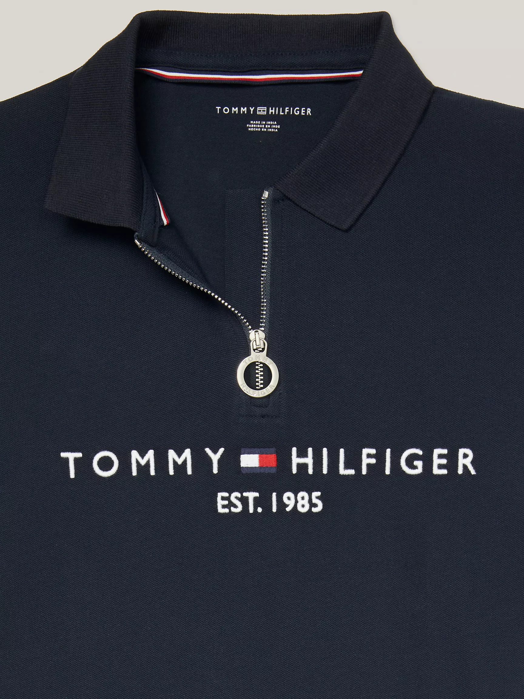 Женское платье Tommy Hilfiger, Поло-платье с логотипом на молнии