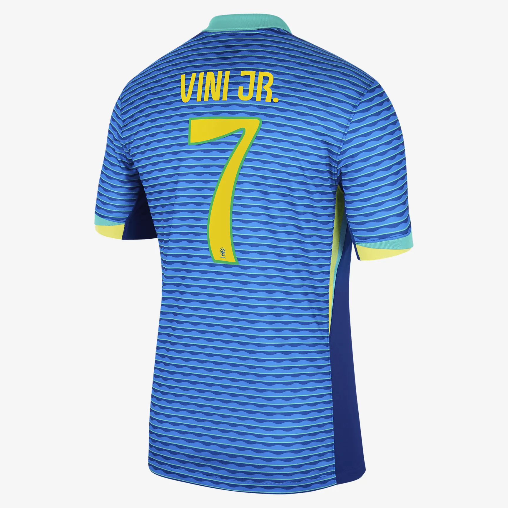 Vini Jr. Brazil National Team 2024 Stadium Away Men's Nike Dri-FIT Soccer Jersey