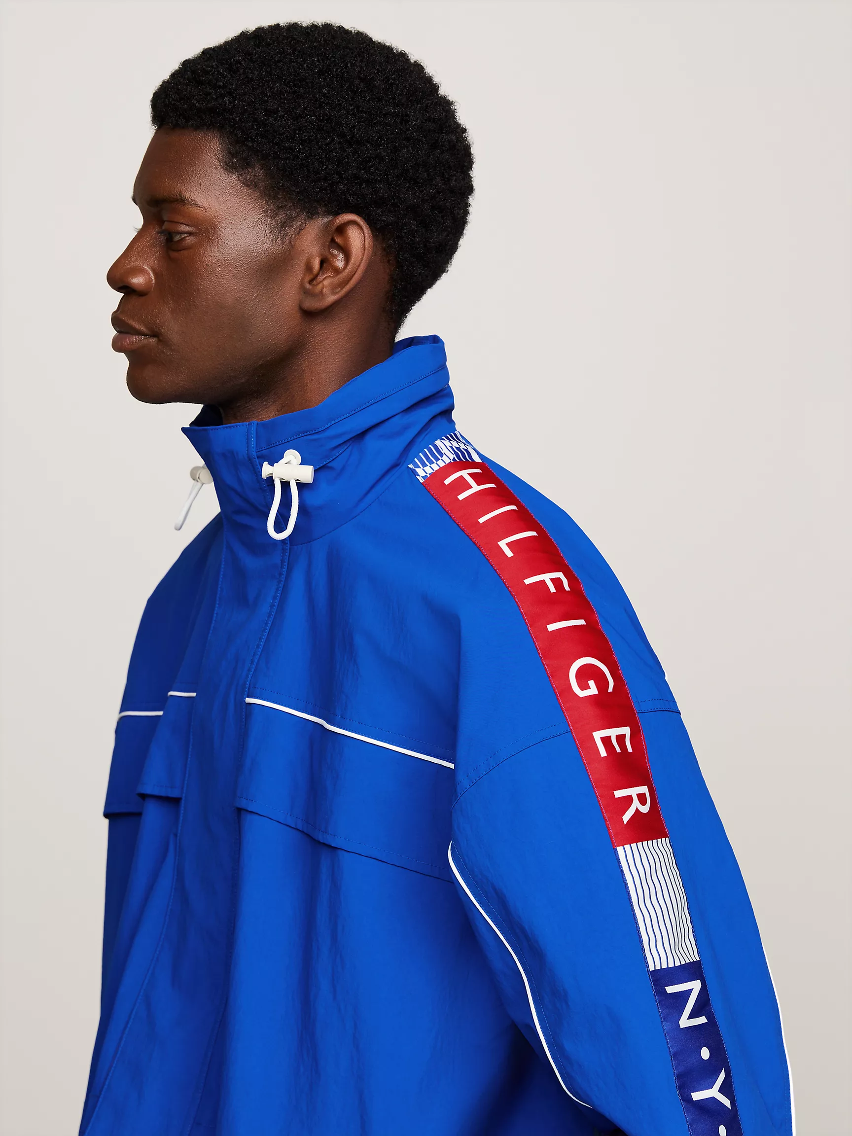 Мужская куртка Tommy Hilfiger, Ветровка Hilfiger Team с капюшоном