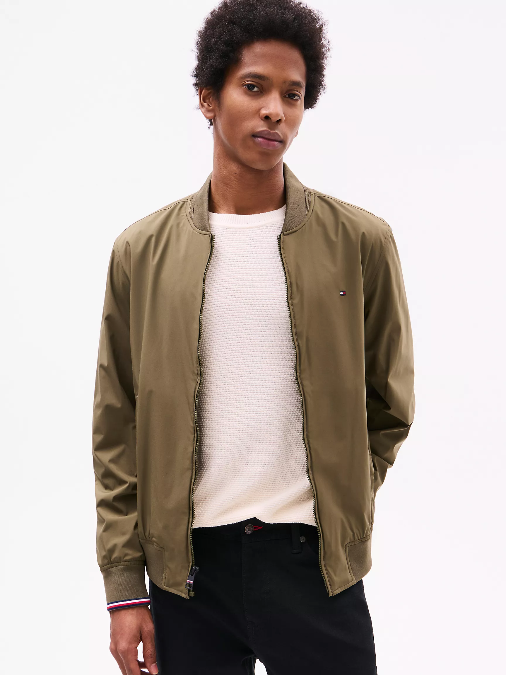 Мужская куртка Tommy Hilfiger, Легкий водоотталкивающий бомбер