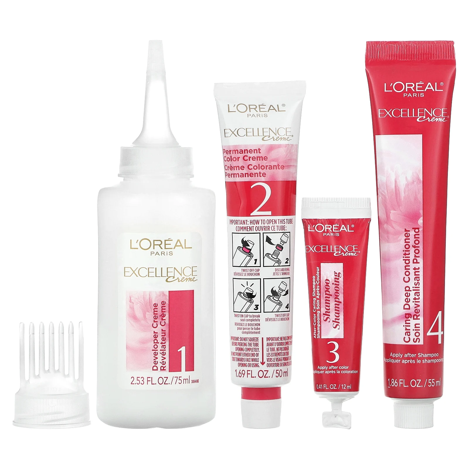 L'Oréal, Excellence Creme, Triple Care Color, 6A, светло-коричневый``, на 1 нанесение