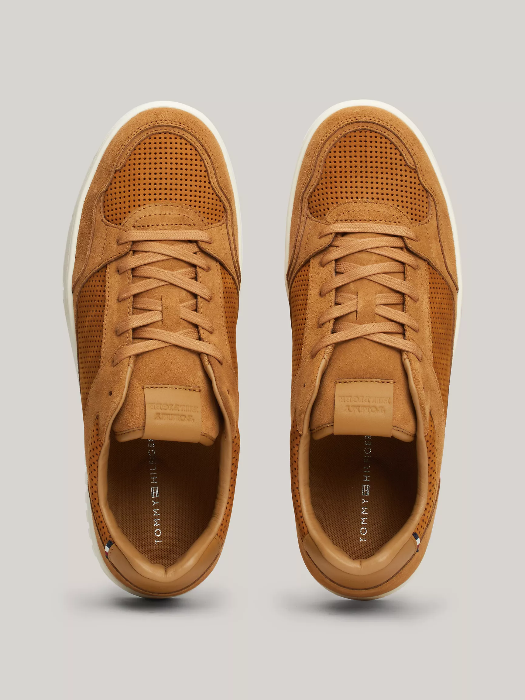 Мужские кроссовки Tommy Hilfiger, Кожаные кроссовки с перфорированными вставками