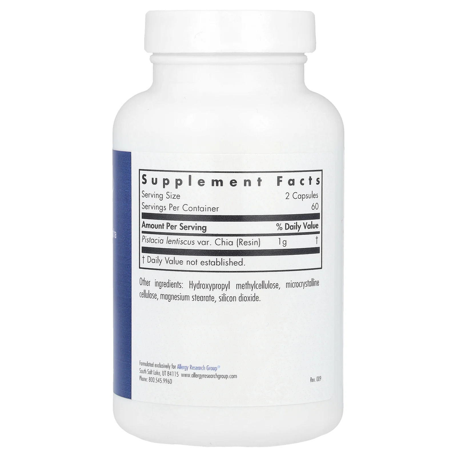 Allergy Research Group, Mastica, подлинная хиосская мастика, 120 вегетарианских капсул