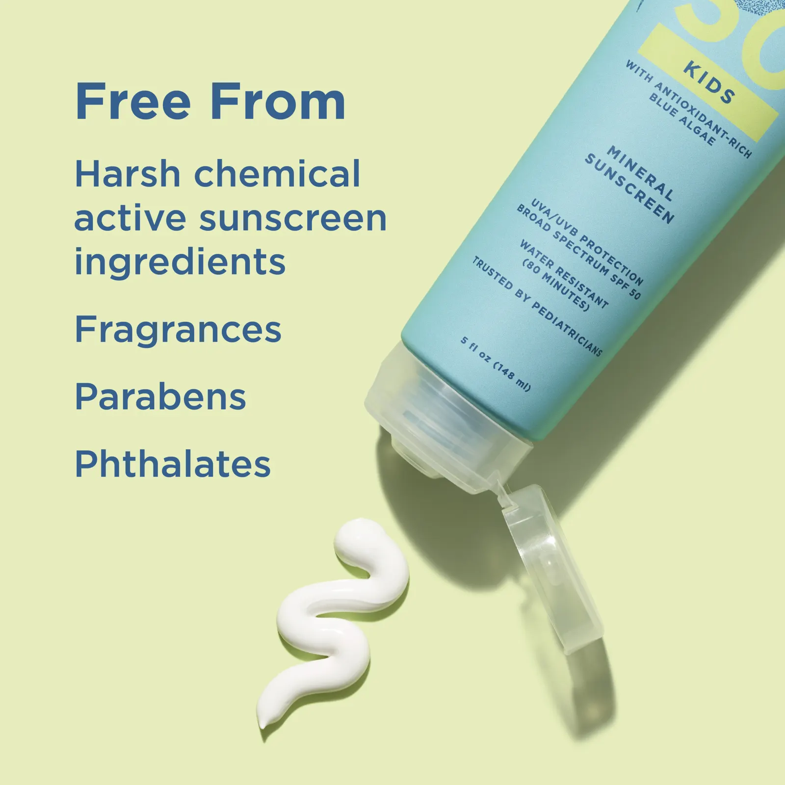 Blue Lizard Australian Sunscreen, детское минеральное солнцезащитное средство, SPF 50, 148 мл (5 жидк. унций)