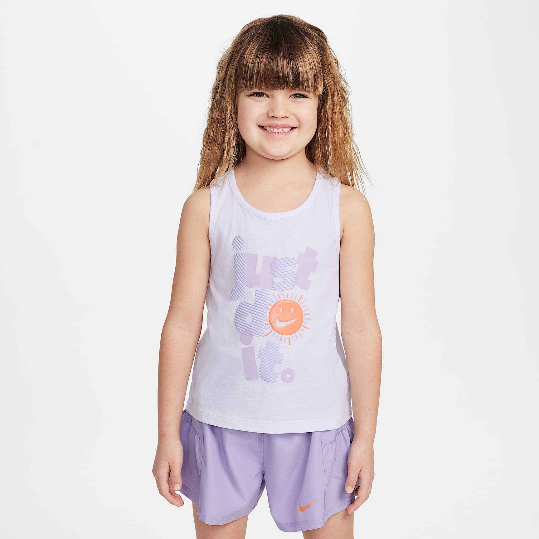 Nike Dri-FIT Sunny Swoosh Little Kids' Tank and Shorts Set
