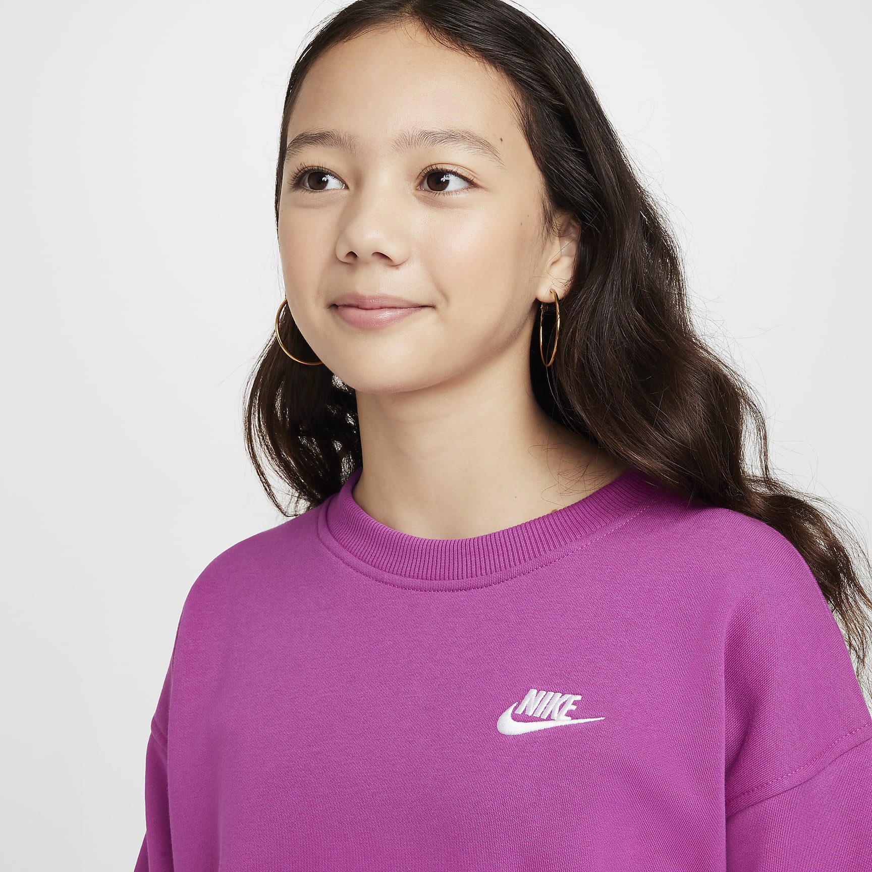 Nike Sportswear Club Fleece Big Kids' Oversized Sweatshirt