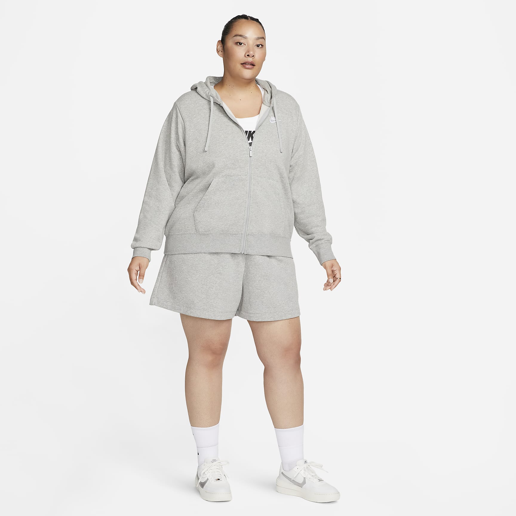 Nike Sportswear Club Fleece Women's Full-Zip Hoodie (Plus Size)