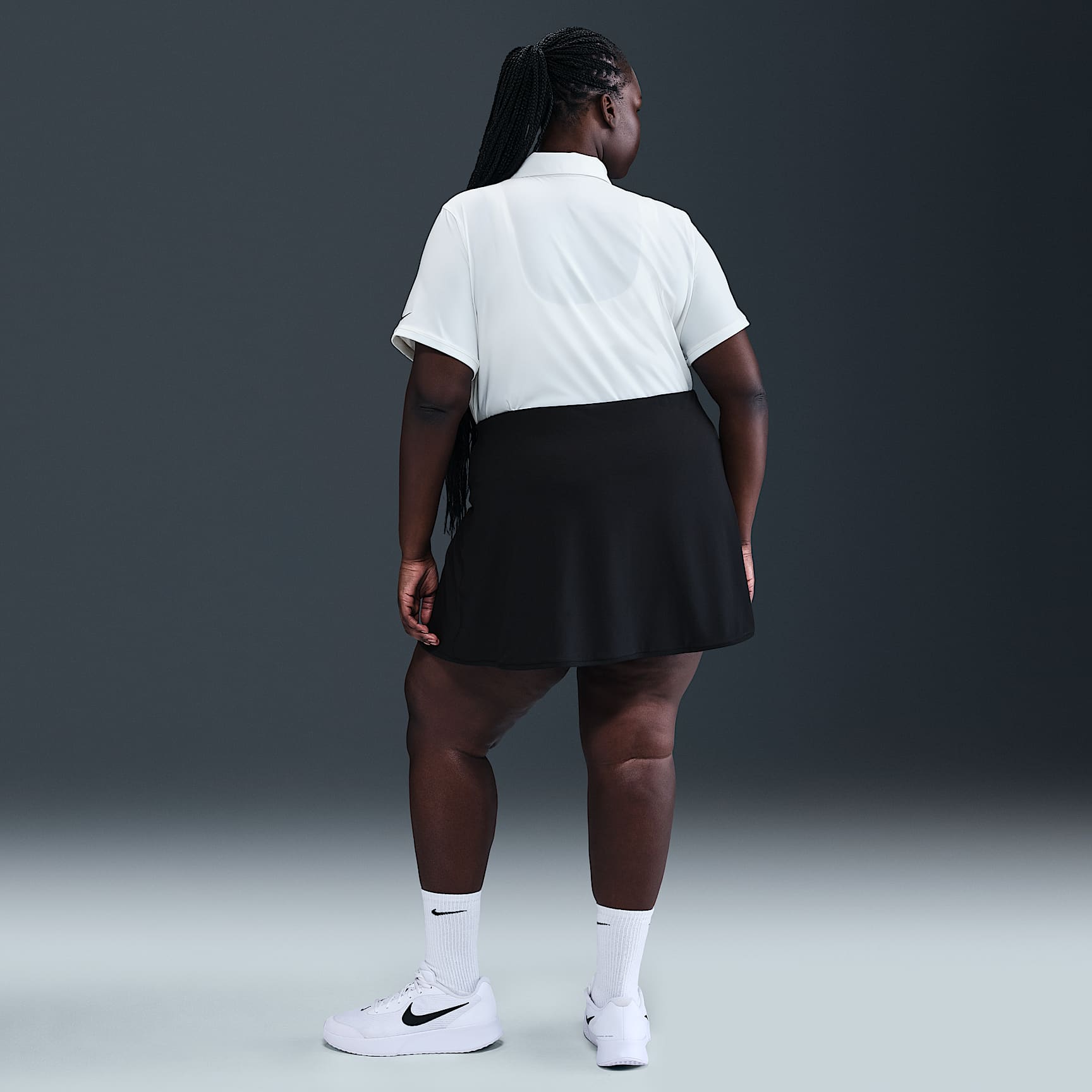Nike Victory Women's Dri-FIT Straight Tennis Skirt (Plus Size)