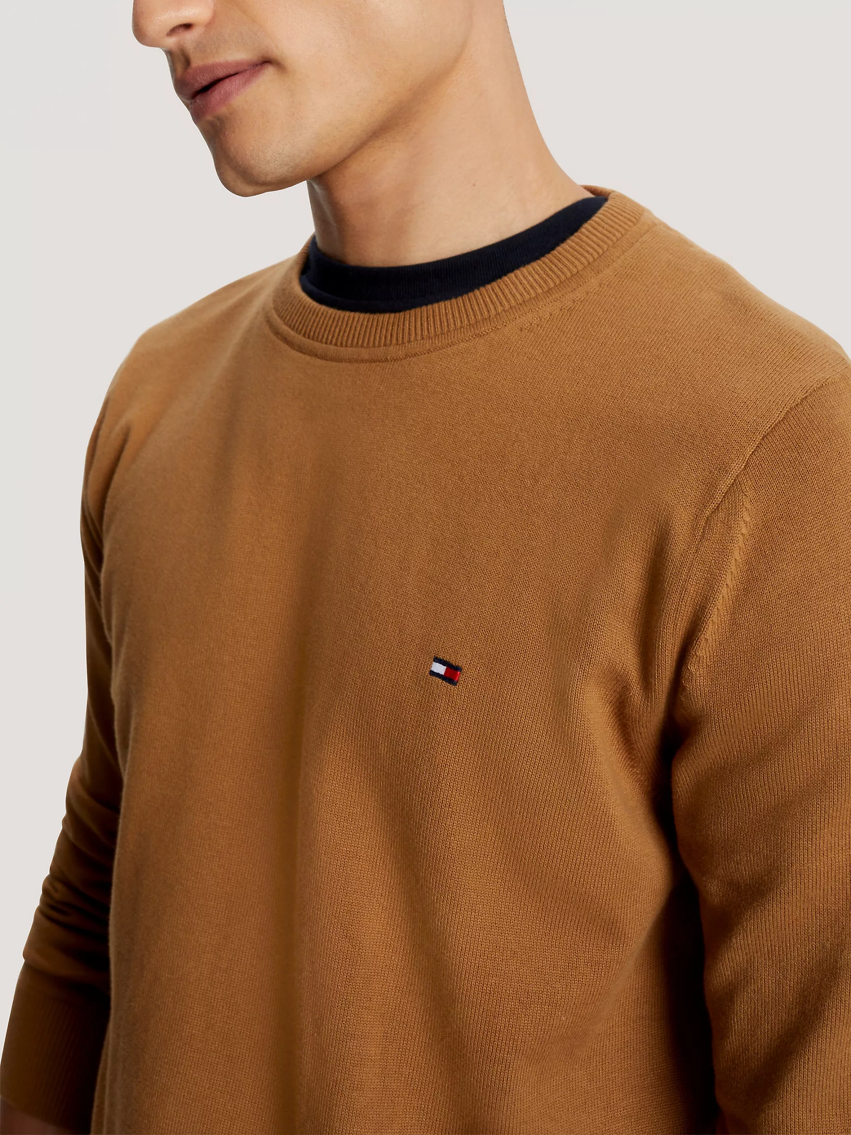 Мужской свитер Tommy Hilfiger, Классический свитер с круглым вырезом