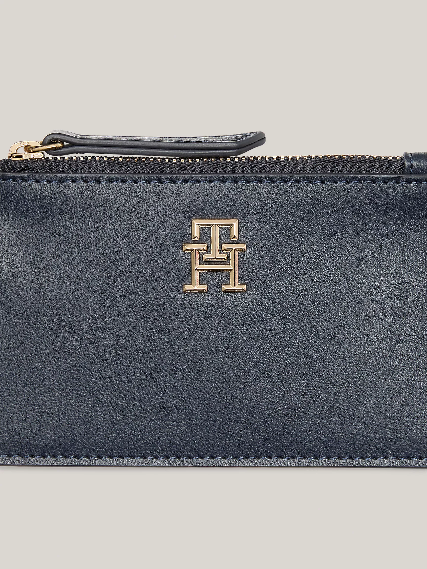 Женский кошелек Tommy Hilfiger, Монограммный кошелек на молнии для монет и удостоверения