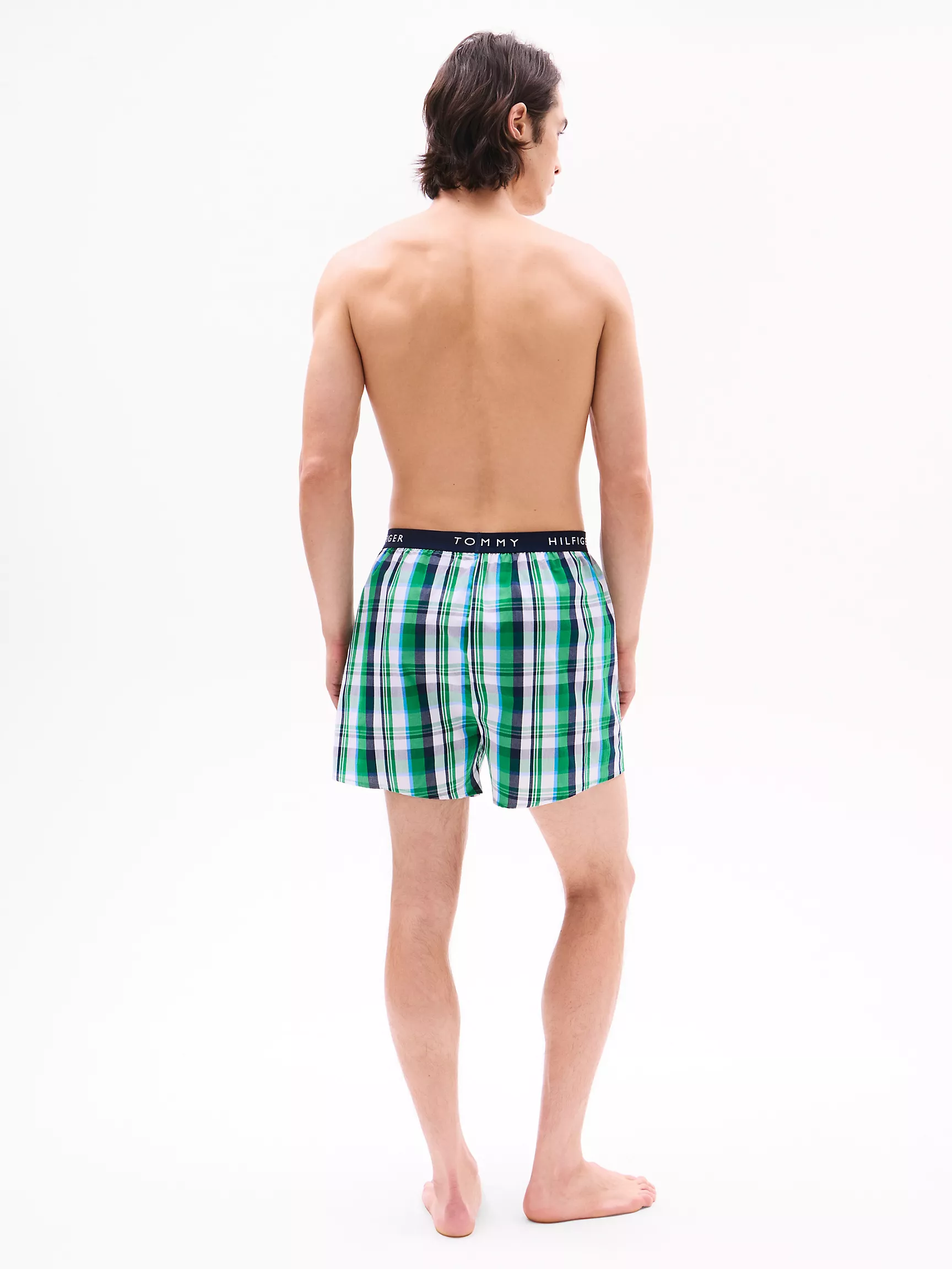 Мужское нижнее белье Tommy Hilfiger, Тканые боксёры Tommy с логотипом (набор 3 шт.)