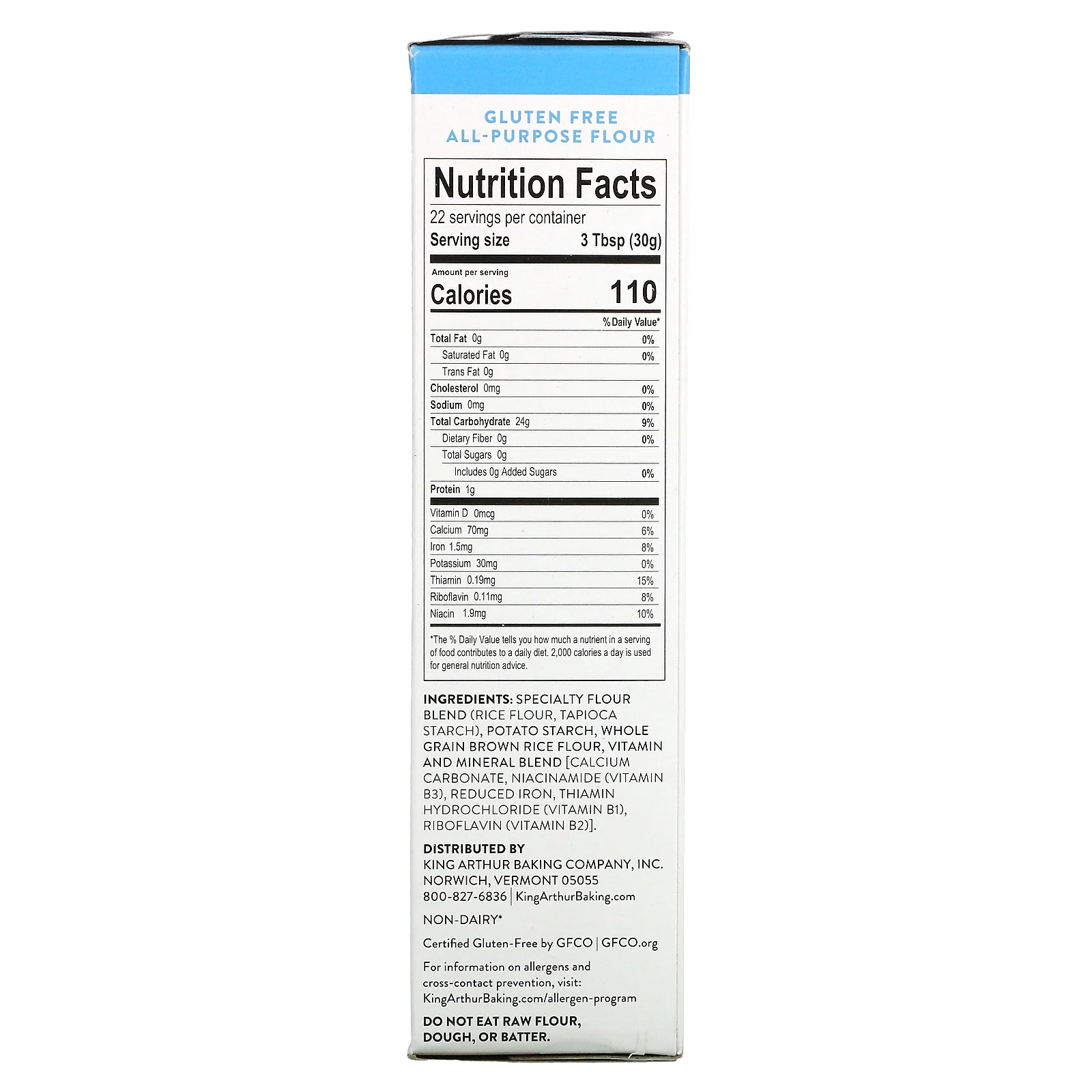 King Arthur Baking Company, Безглютеновая универсальная мука, 24 унций (680 г)