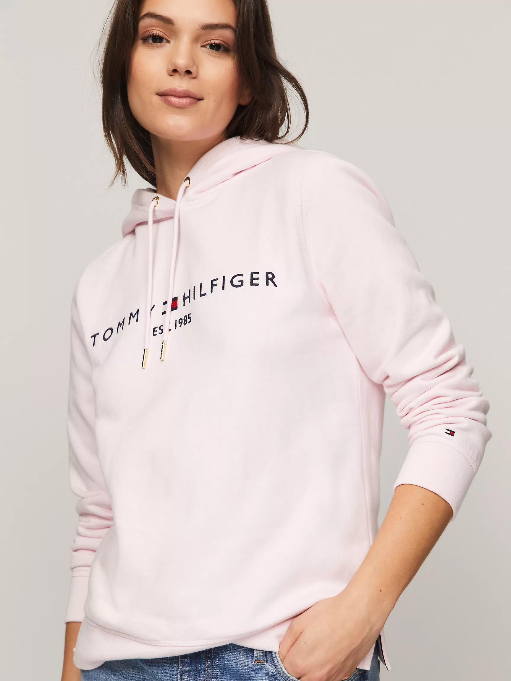 Женское худи Tommy Hilfiger, Худи с вышитым логотипом Tommy