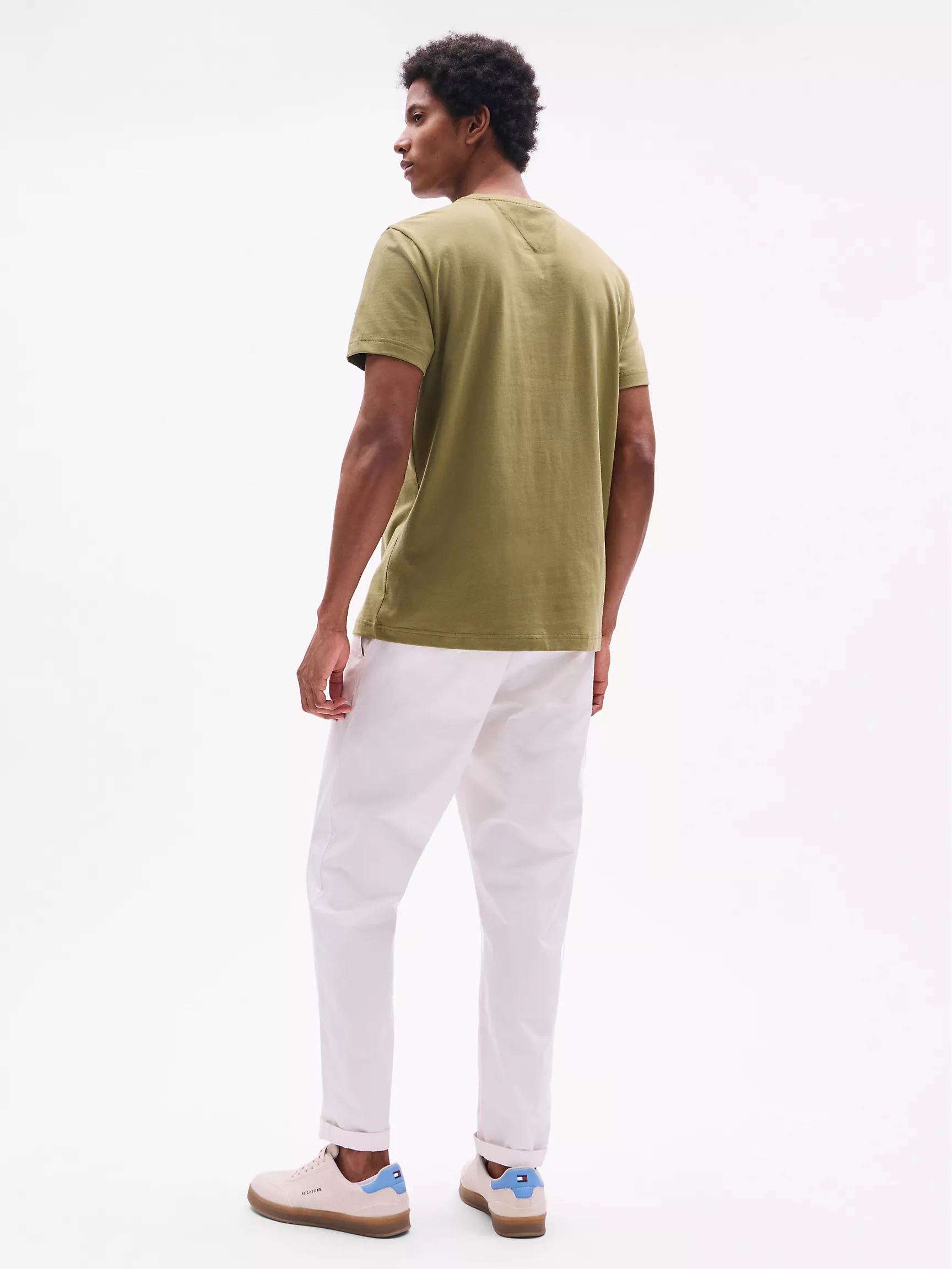 Мужская футболка Tommy Hilfiger, Футболка с тональным фирменным флаговым логотипом